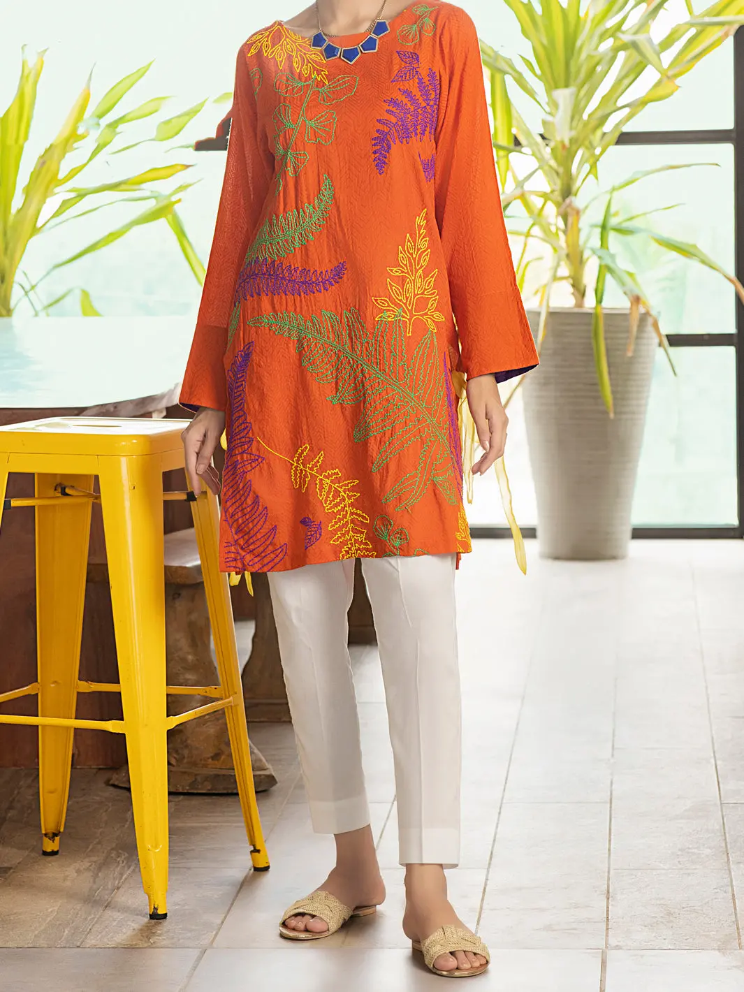 Orange Tunic - Al-Lk-784 1