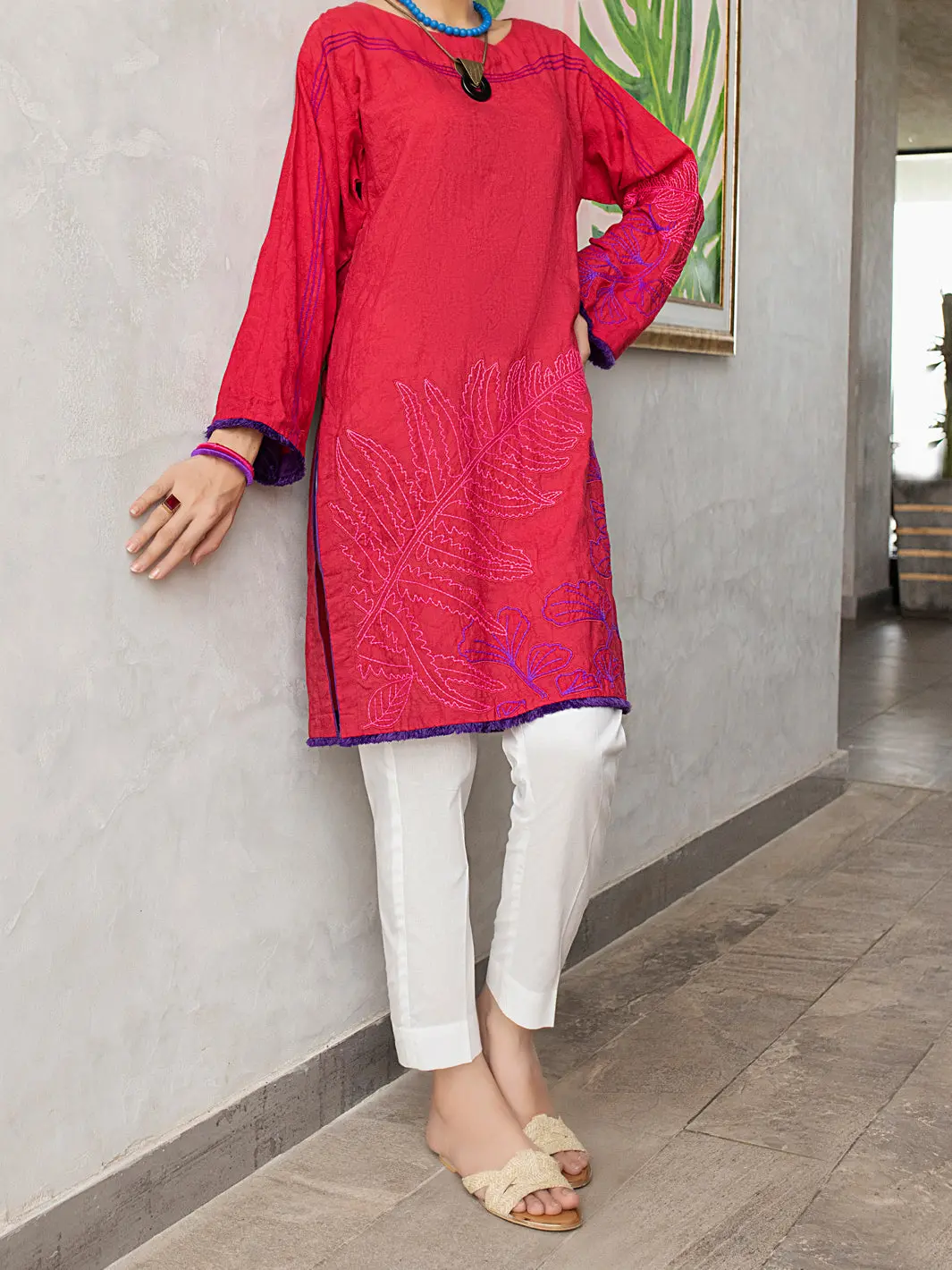 Fuchsia Tunic - Al-Lk-789 1