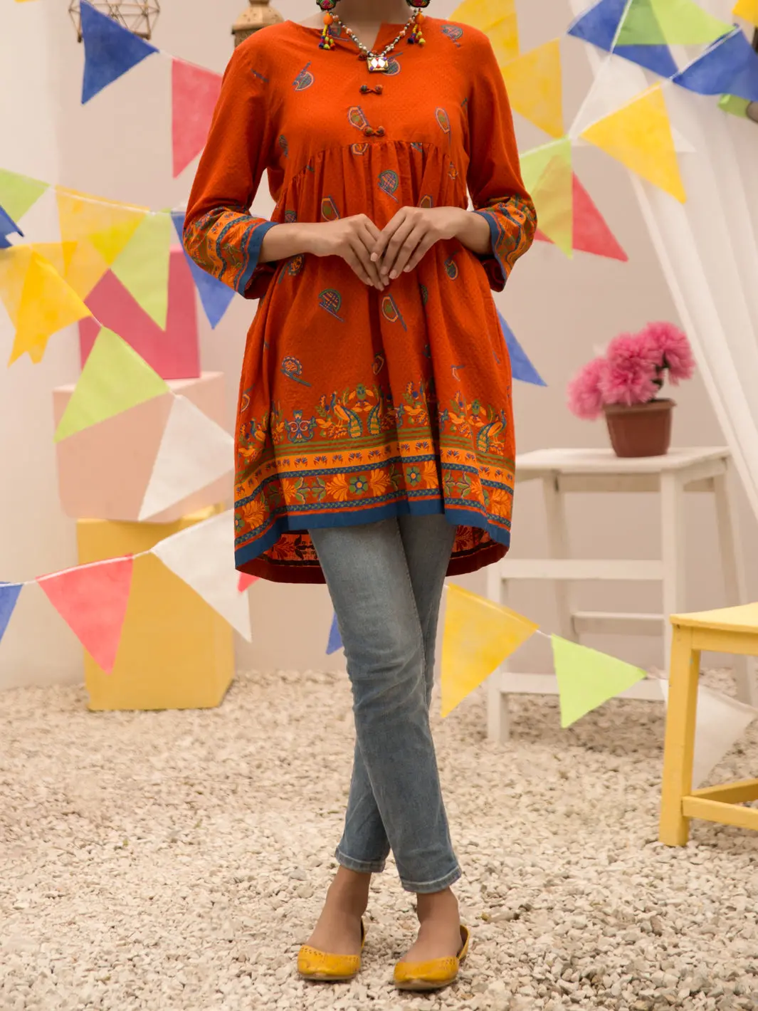Orange Tunic - Al-Lk-812 1