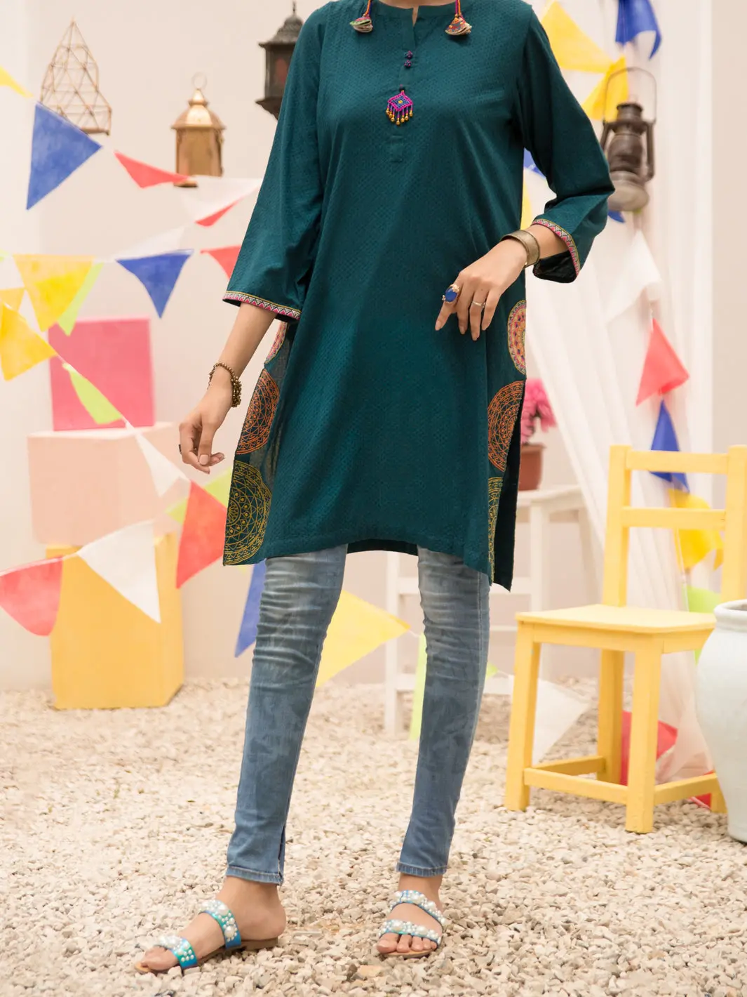 Teal Tunic - Al-Lk-813 1