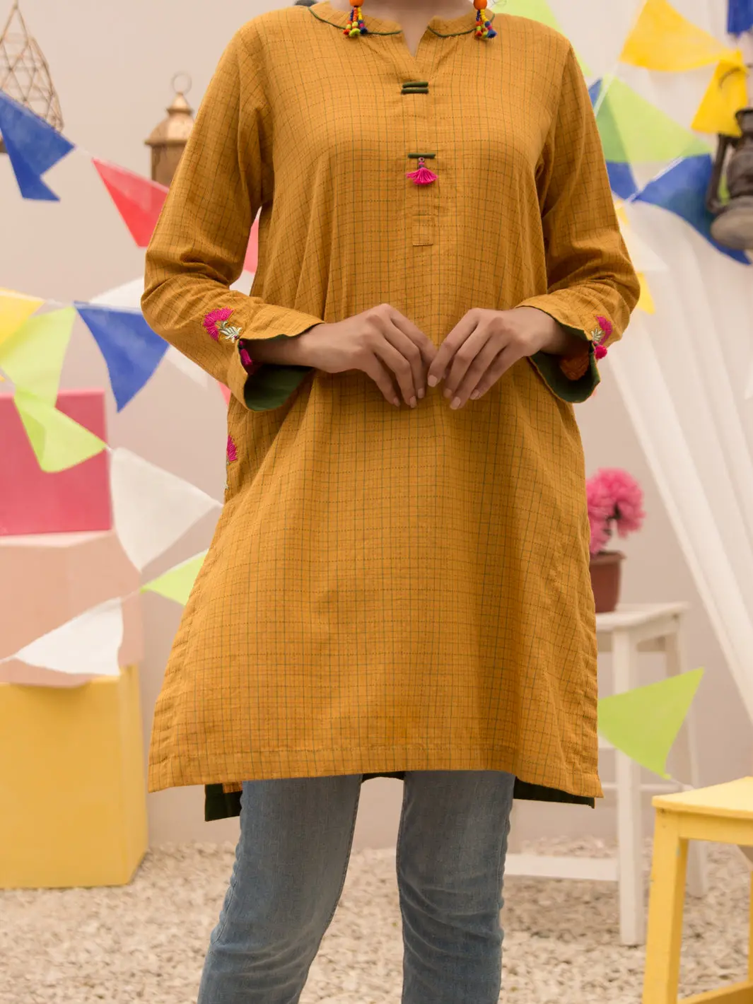 Mustard Tunic - Al-Lk-814A 1