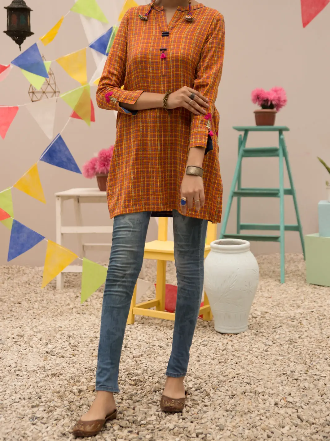 Orange Tunic - Al-Lk-814B 1