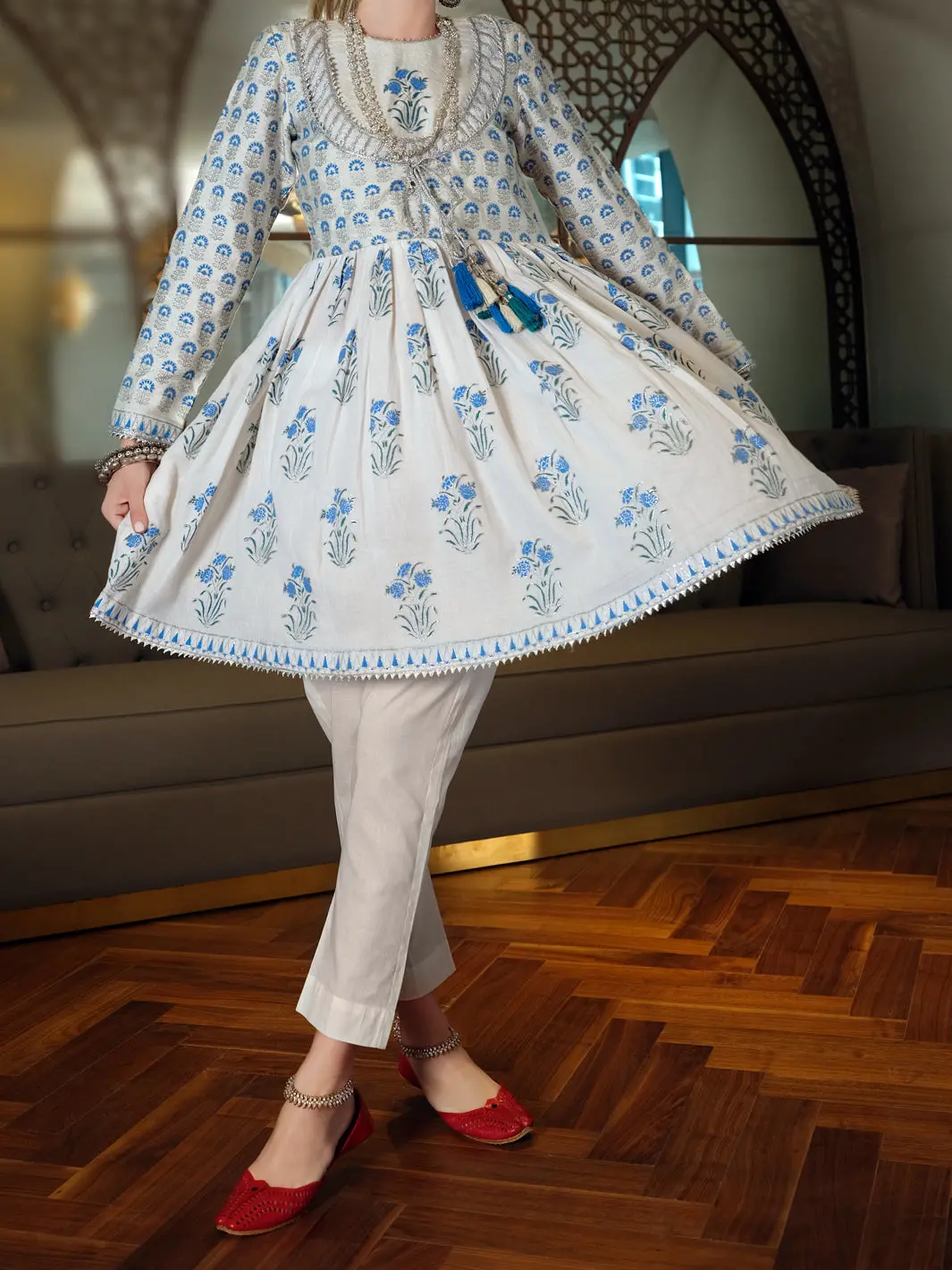 White Dobby Tunic - Al-Lk-718 1