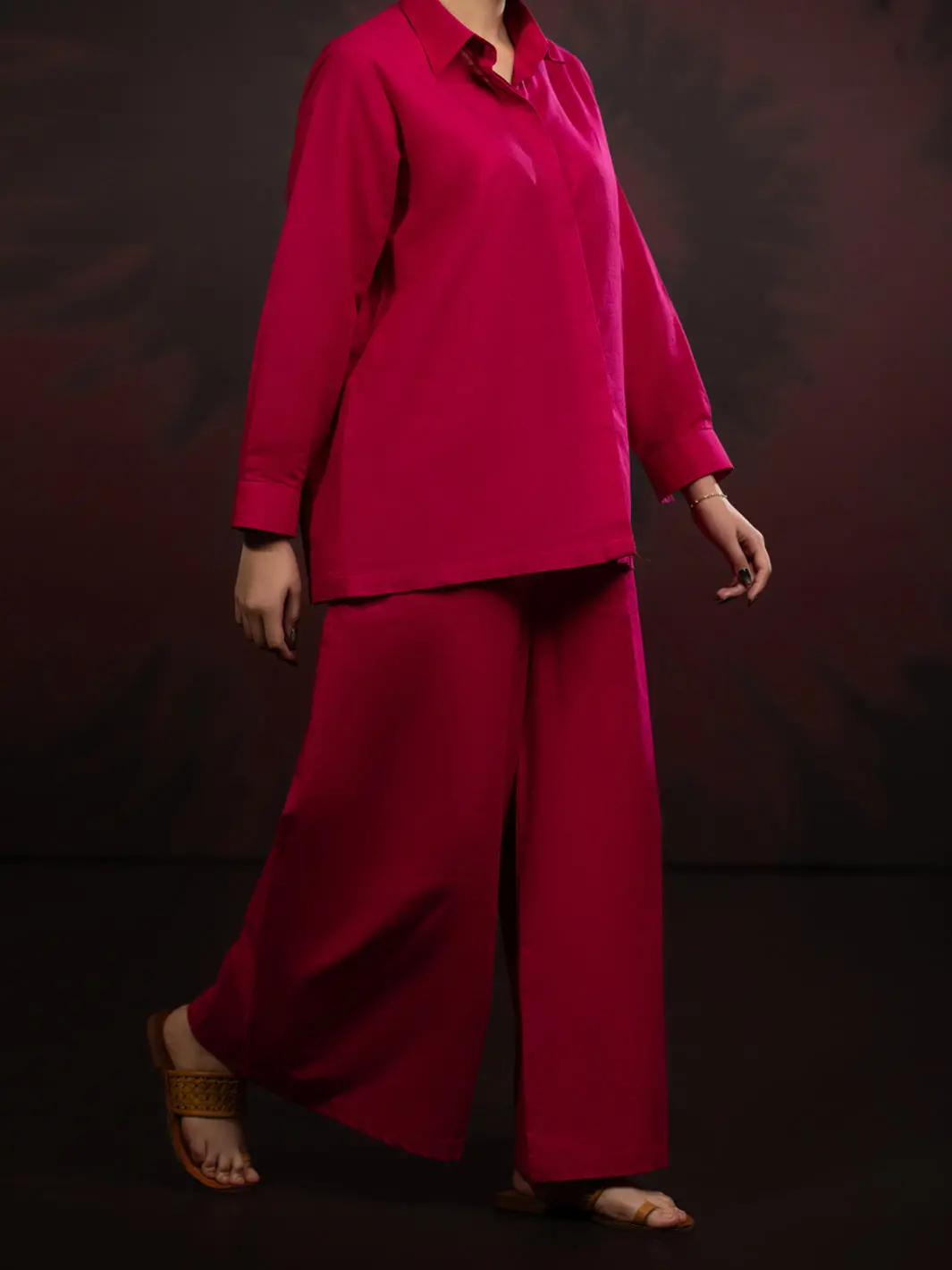Pink Light Slub Khaddar 2Pc Stitched - Al-2Ps-Lks-1084 1