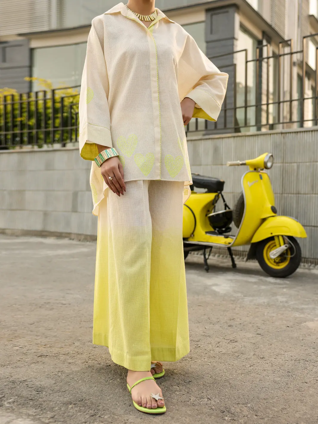 Off White Dobby 2Pc Stitched - Al-2Ps-Lks-1148 1
