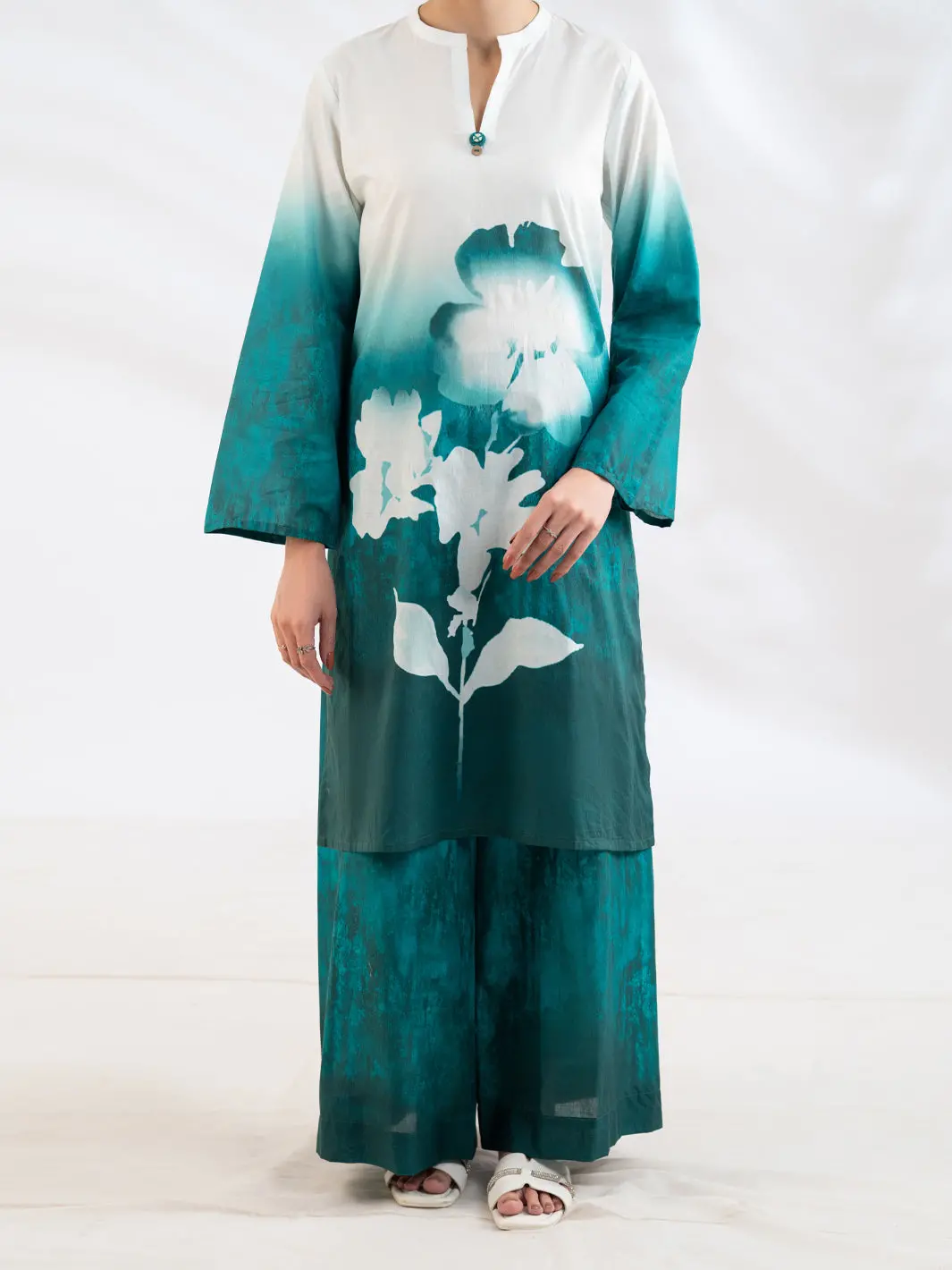 Green Lawn Stitched 2Pc - Al-2Ps-Lks-1152 1