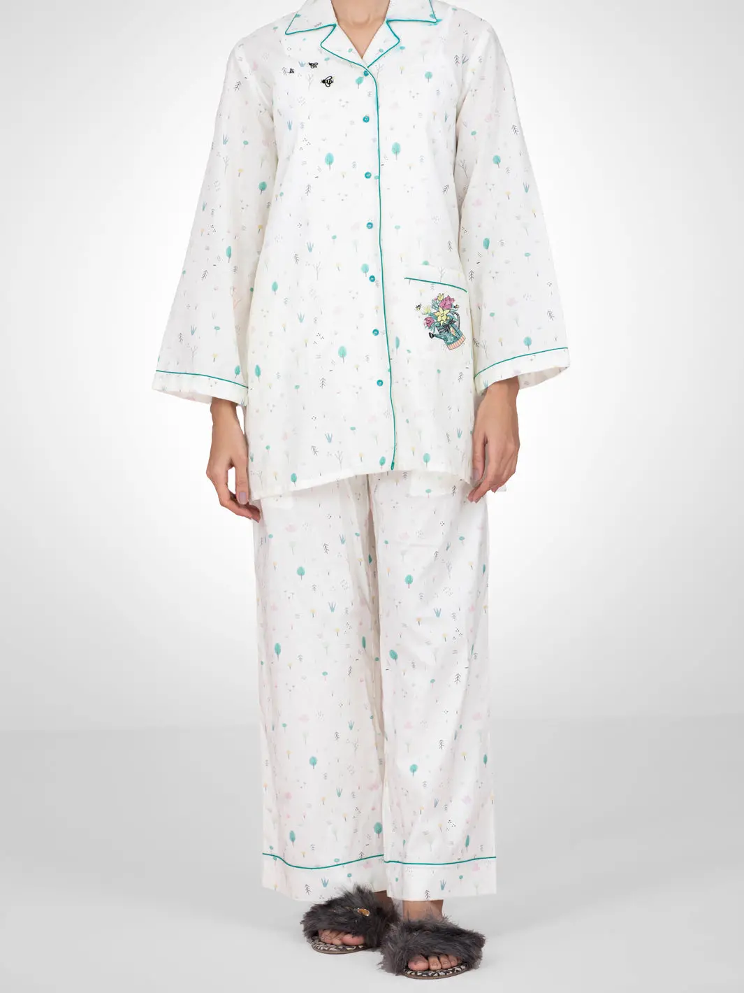 Off White 2Pc Stitched - Al-Lks-Nw-1012 1