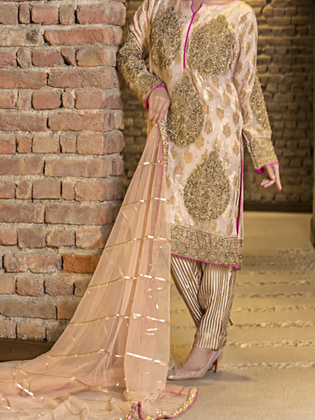 Brown Stitched - Ls-158 1
