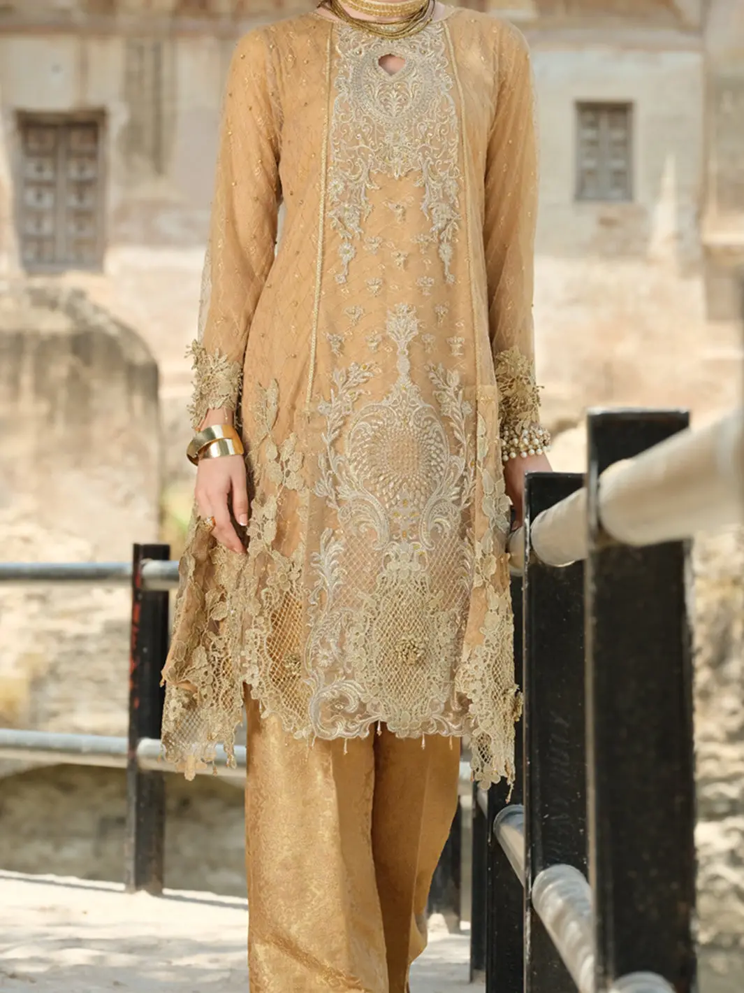 Golden Net 2Pc Formal Suit - Ls-261 1