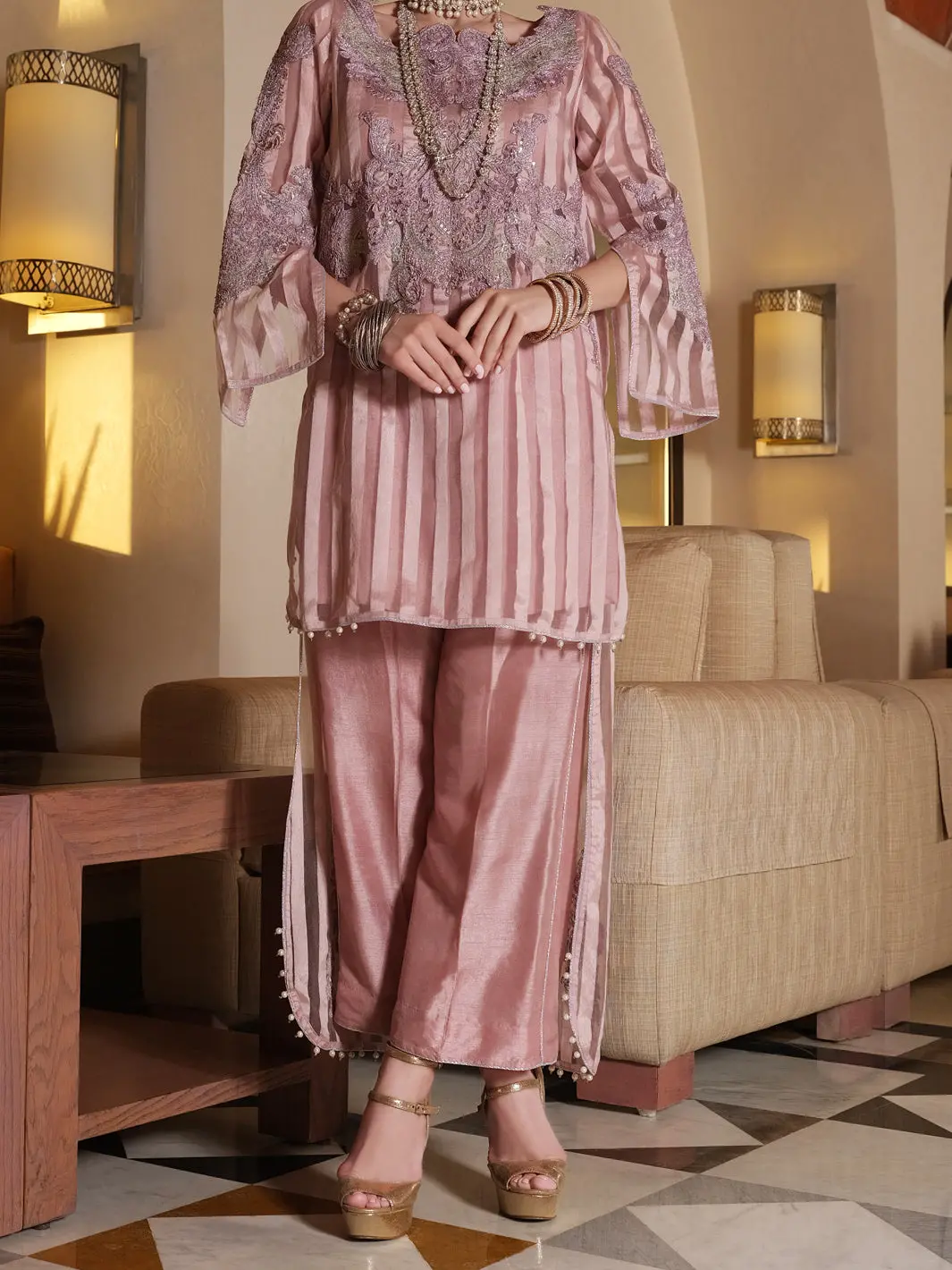 Purple 2Pc Formal Stitched - Al-2Ps-Ls-285 1