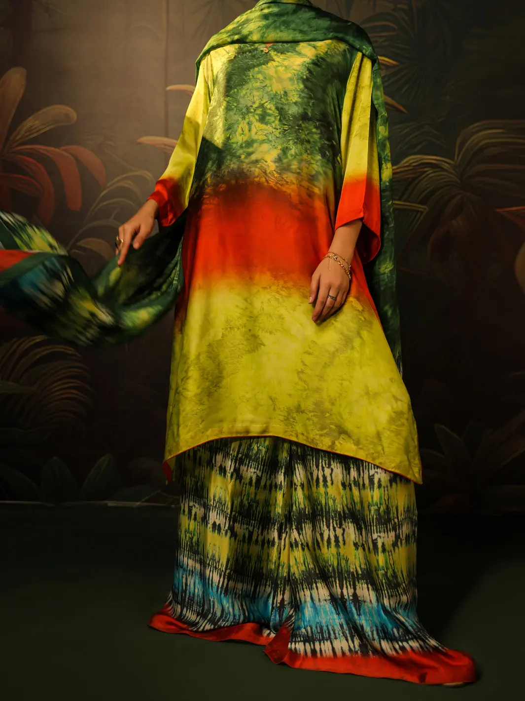 Green Silk Formal 3Pc Stitched - Al-3Ps-Ss-Ls-583 1