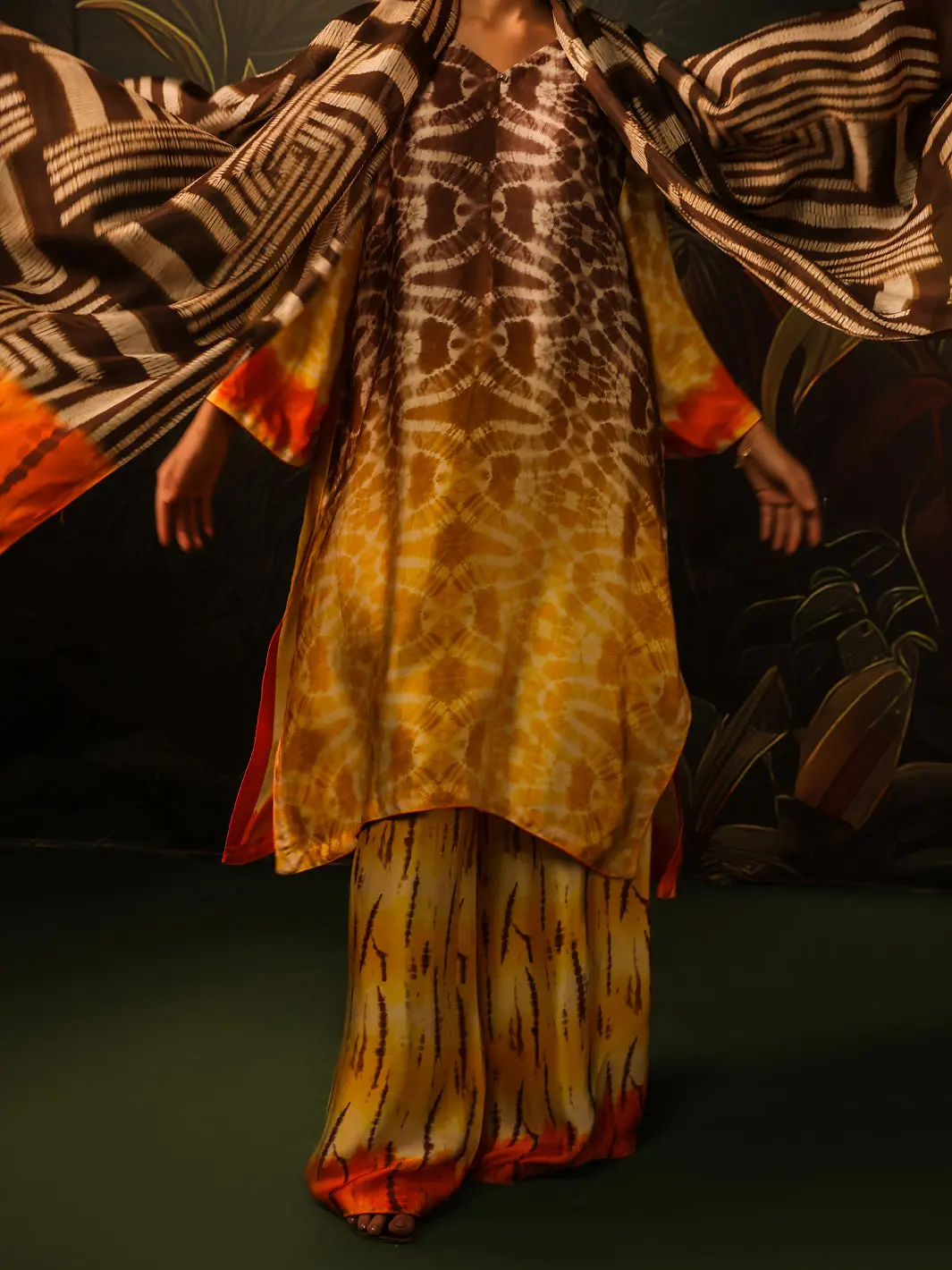 Yellow Silk Formal 3Pc Stitched - Al-3Ps-Ss-Ls-585 1