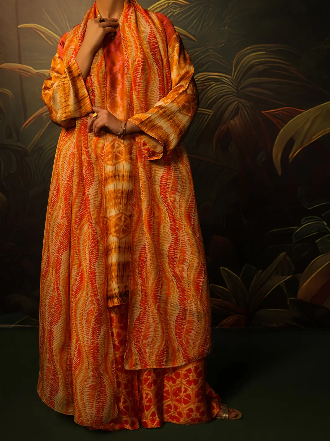 Mustard Silk Formal 3Pc Stitched - Al-3Ps-Ss-Ls-586 1