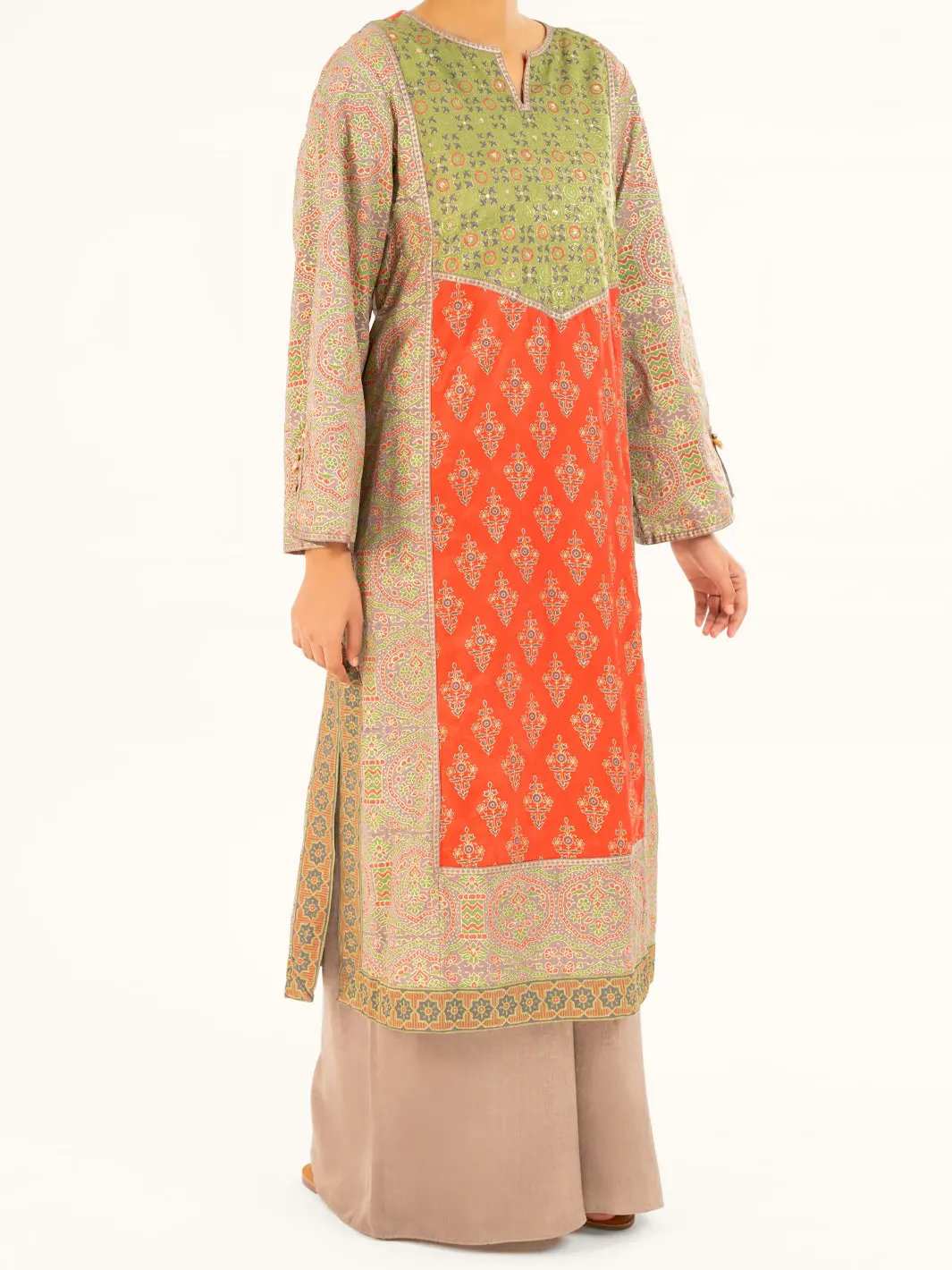 Skin Velvet Formal 2Pc Stitched - Al-Ls-Lks-554 1