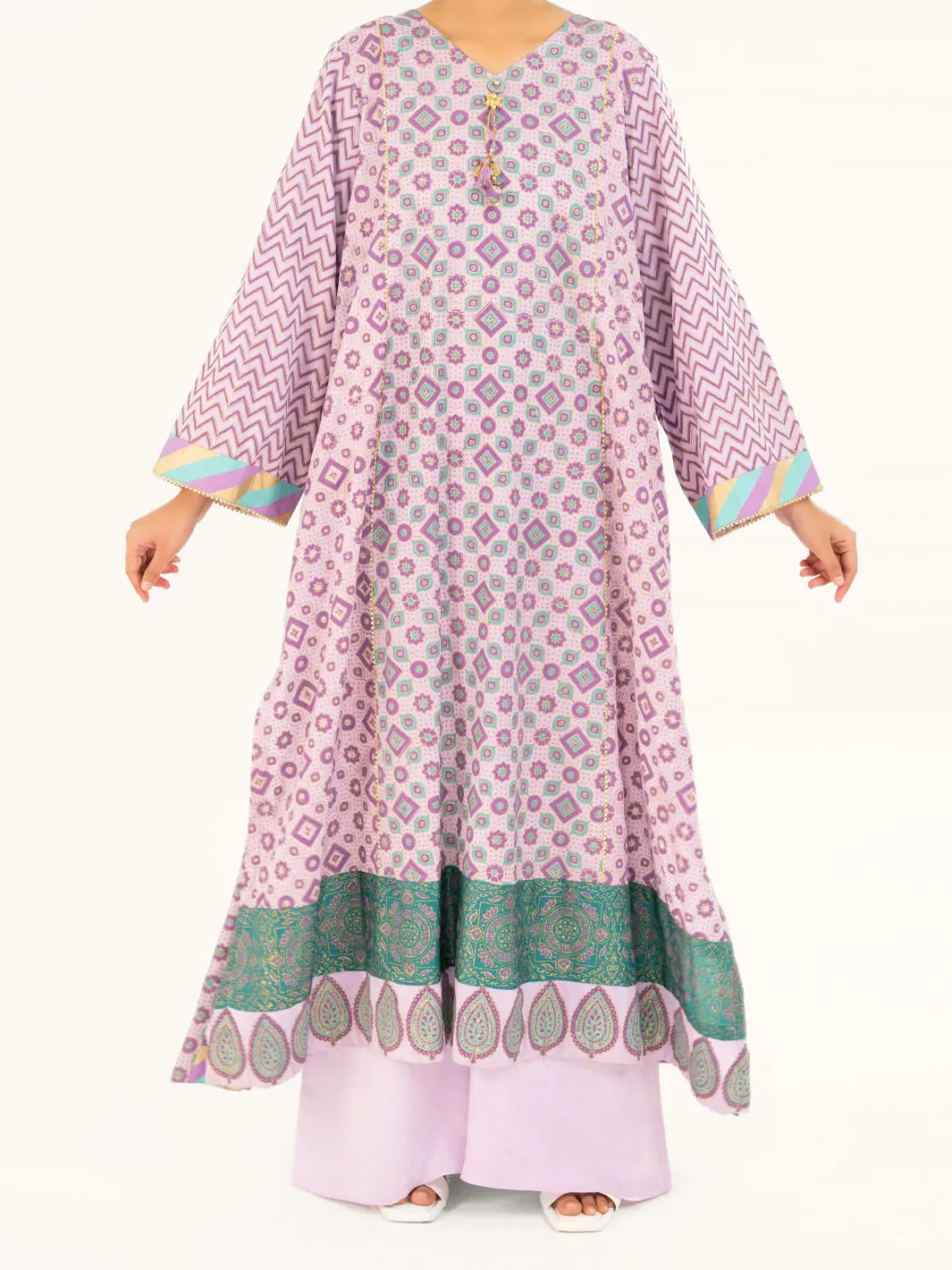 Purple Velvet Formal 2Pc Stitched - Al-Ls-Lks-555 1