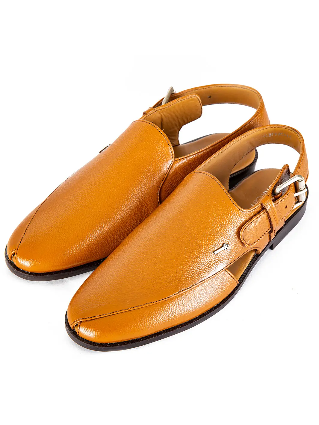 Tan Leather Peshawari Chappal - Al-Mfw-Hc-144 1