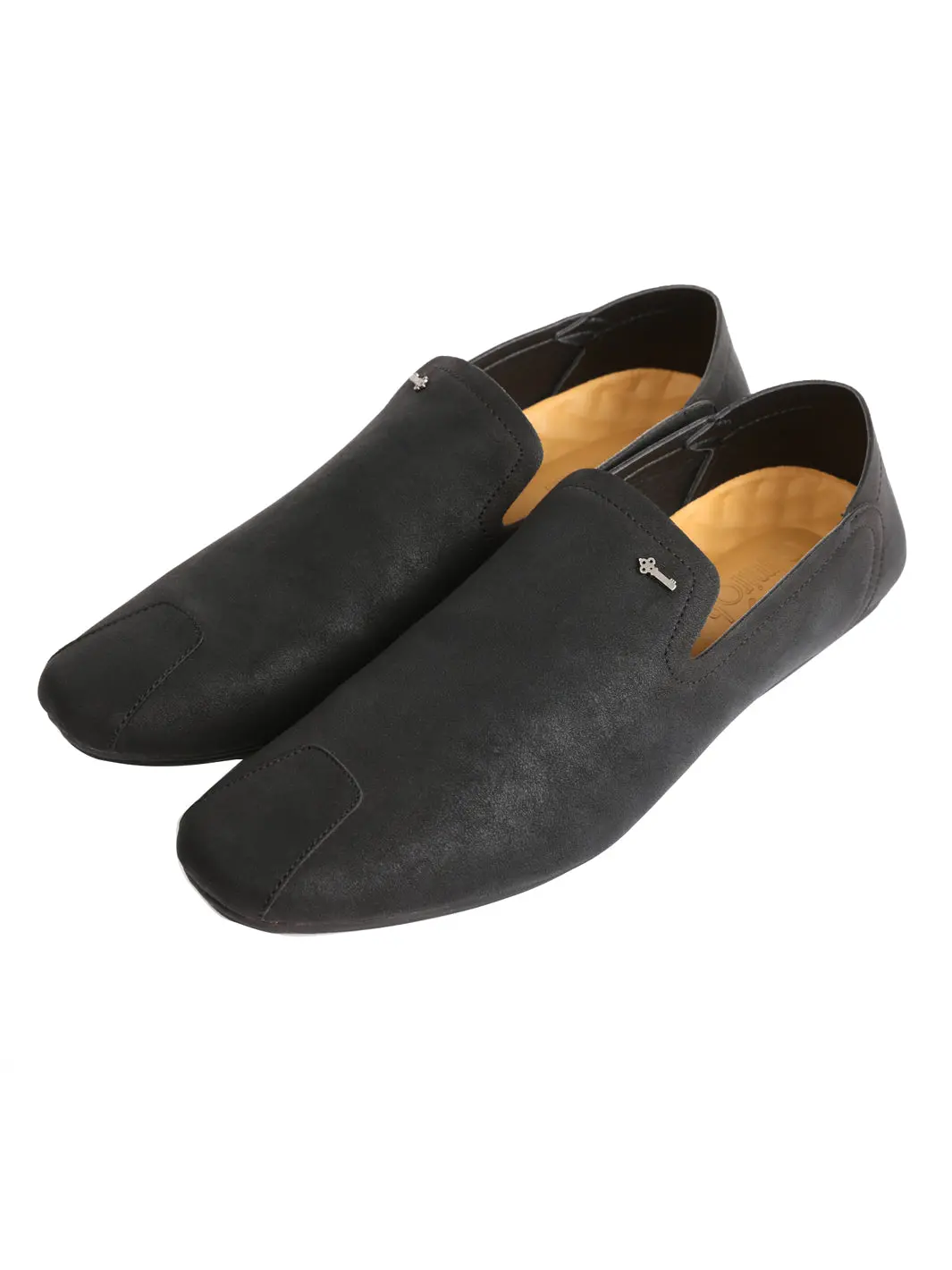 Black Suede Slip-On - Al-Msho-013-20 1