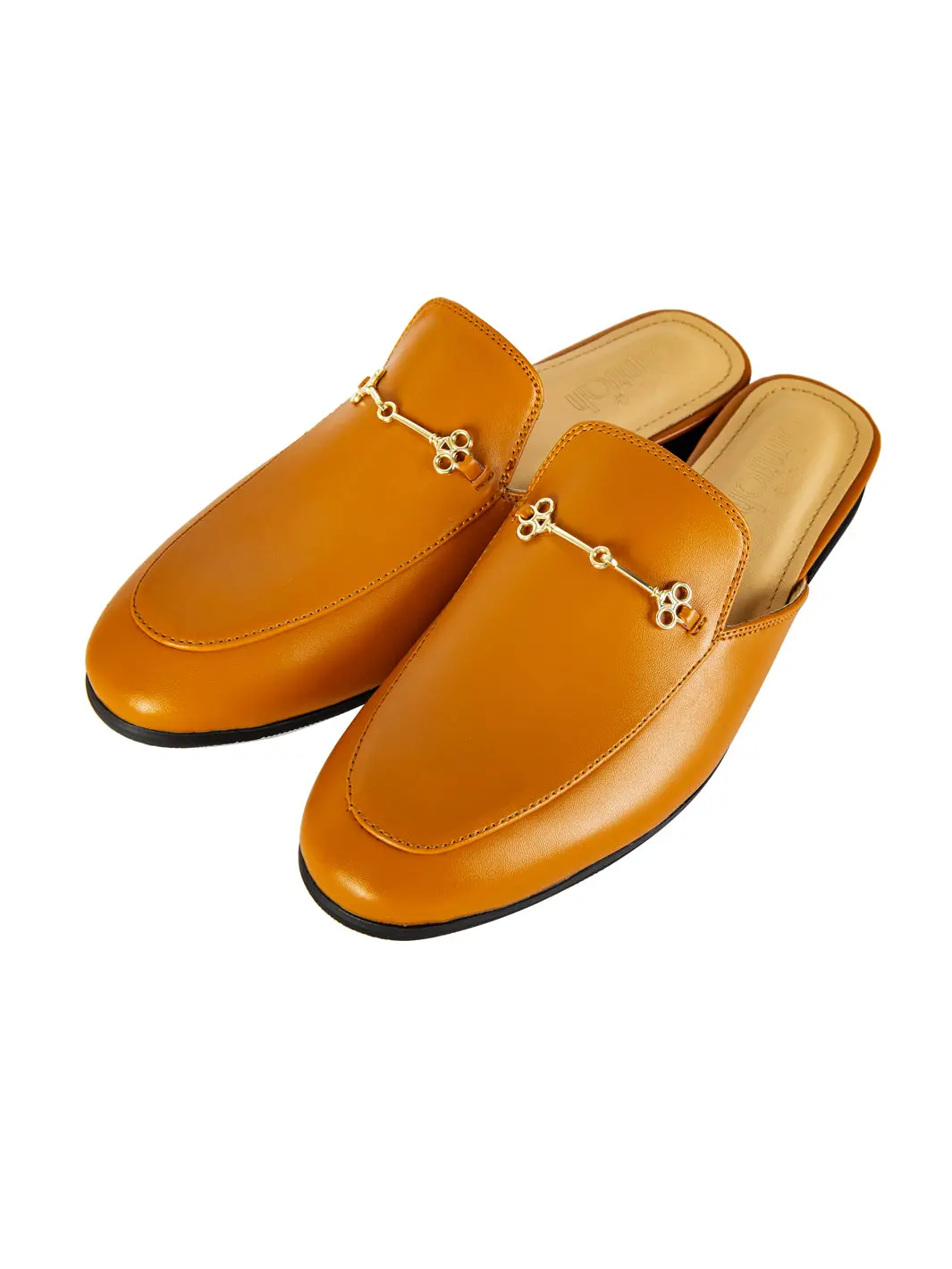 Tan Leather Slip-On - Al-Msho-017-20 1