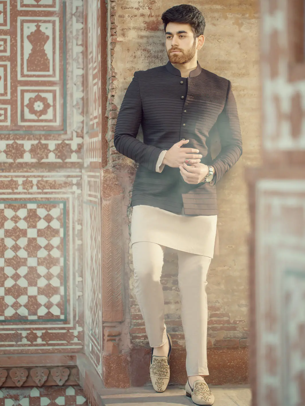 Maroon Prince Coat - Al-Pcs-007 1