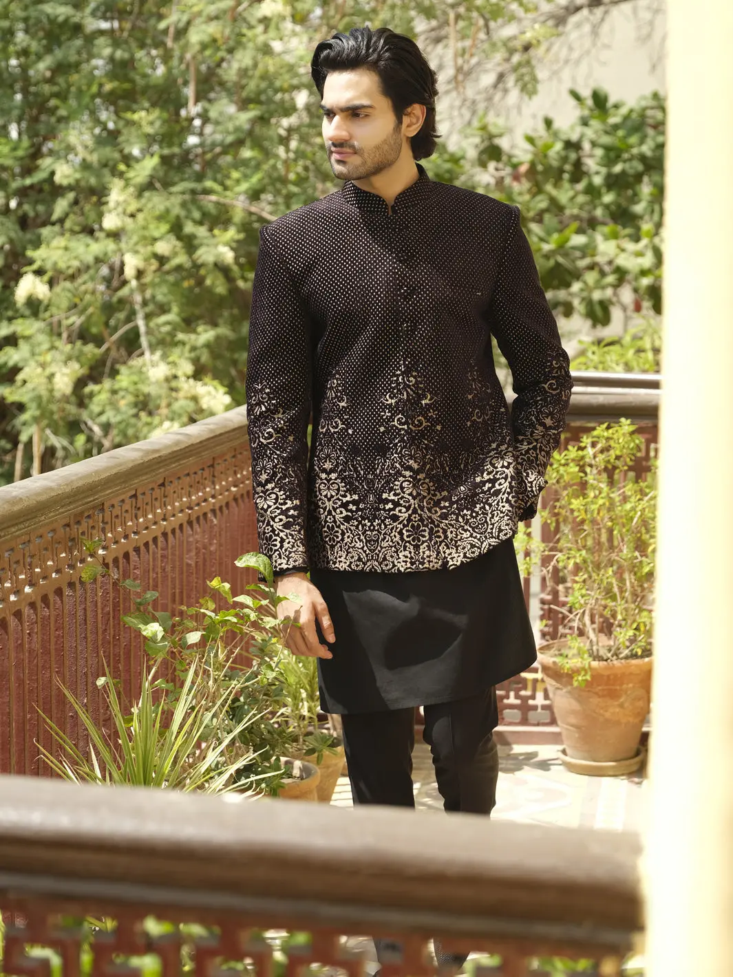 Black Prince Coat  - Al-Pcs-023 1