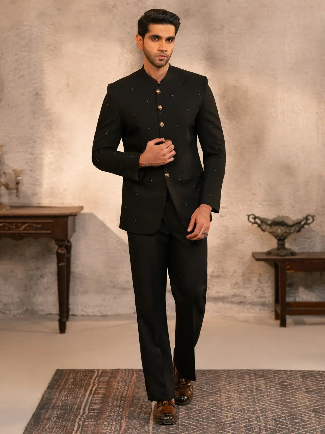 Black Prince Coat - Al-Pcs-070 1