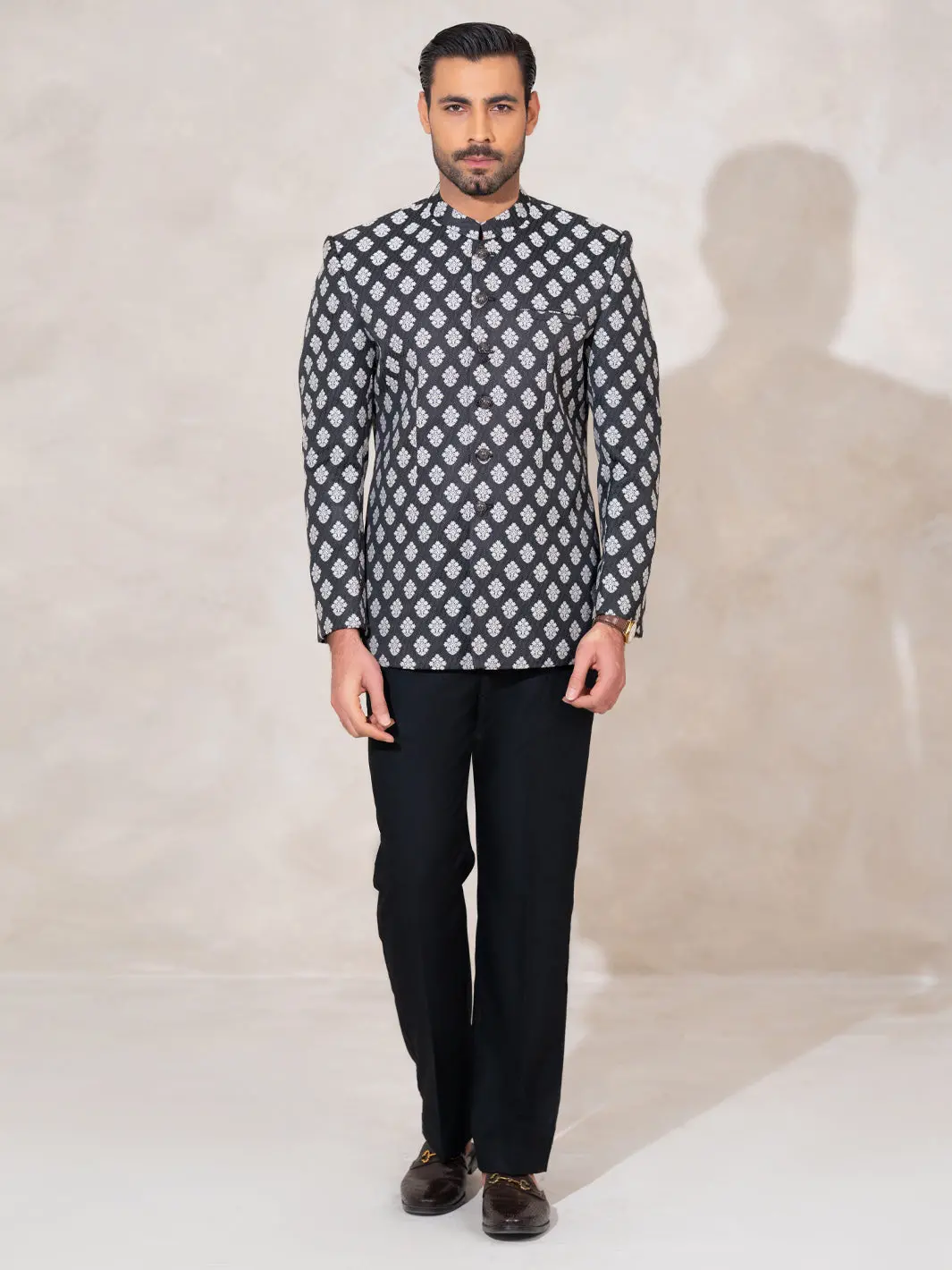 Black Formal Prince Coat - Al-Pcs-081 1