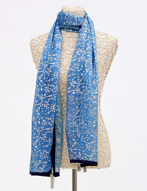 Blue Women Stole - St-084 1