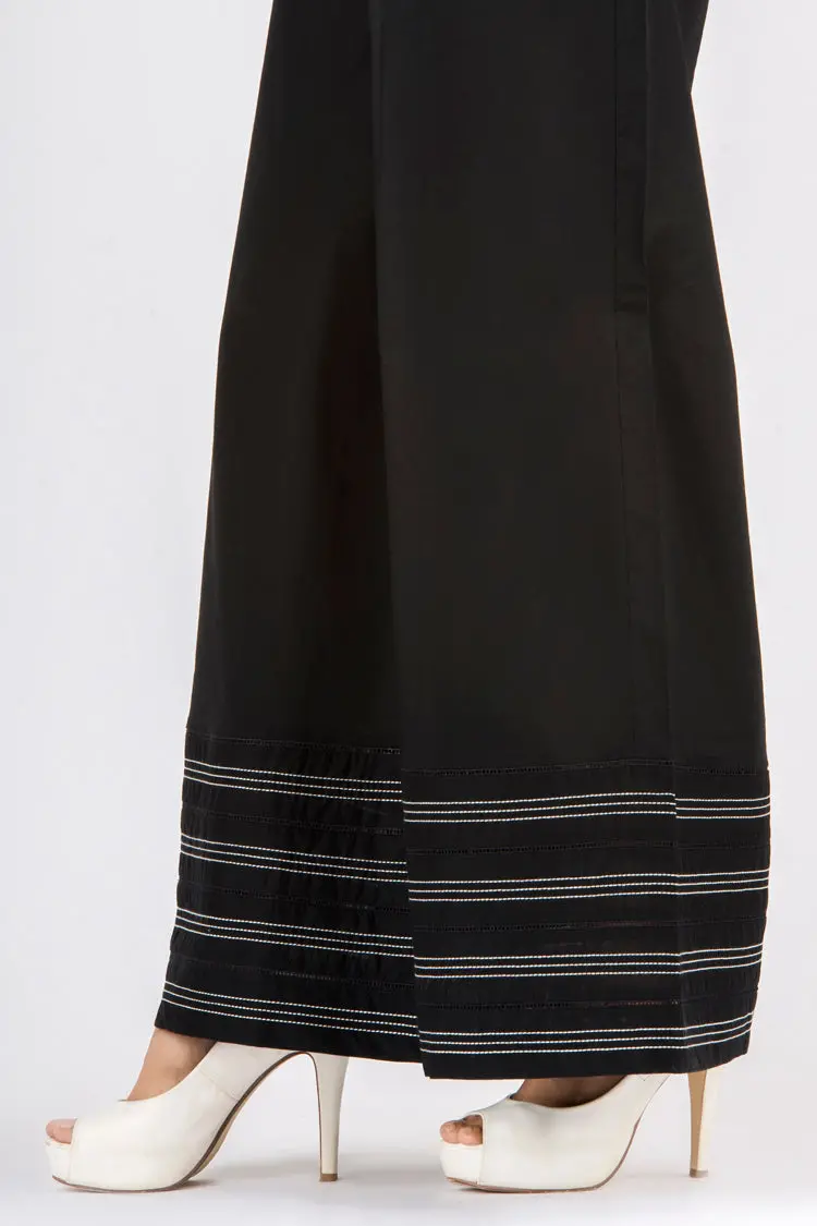 Black Lawn Women Trouser - Al-T-281 1
