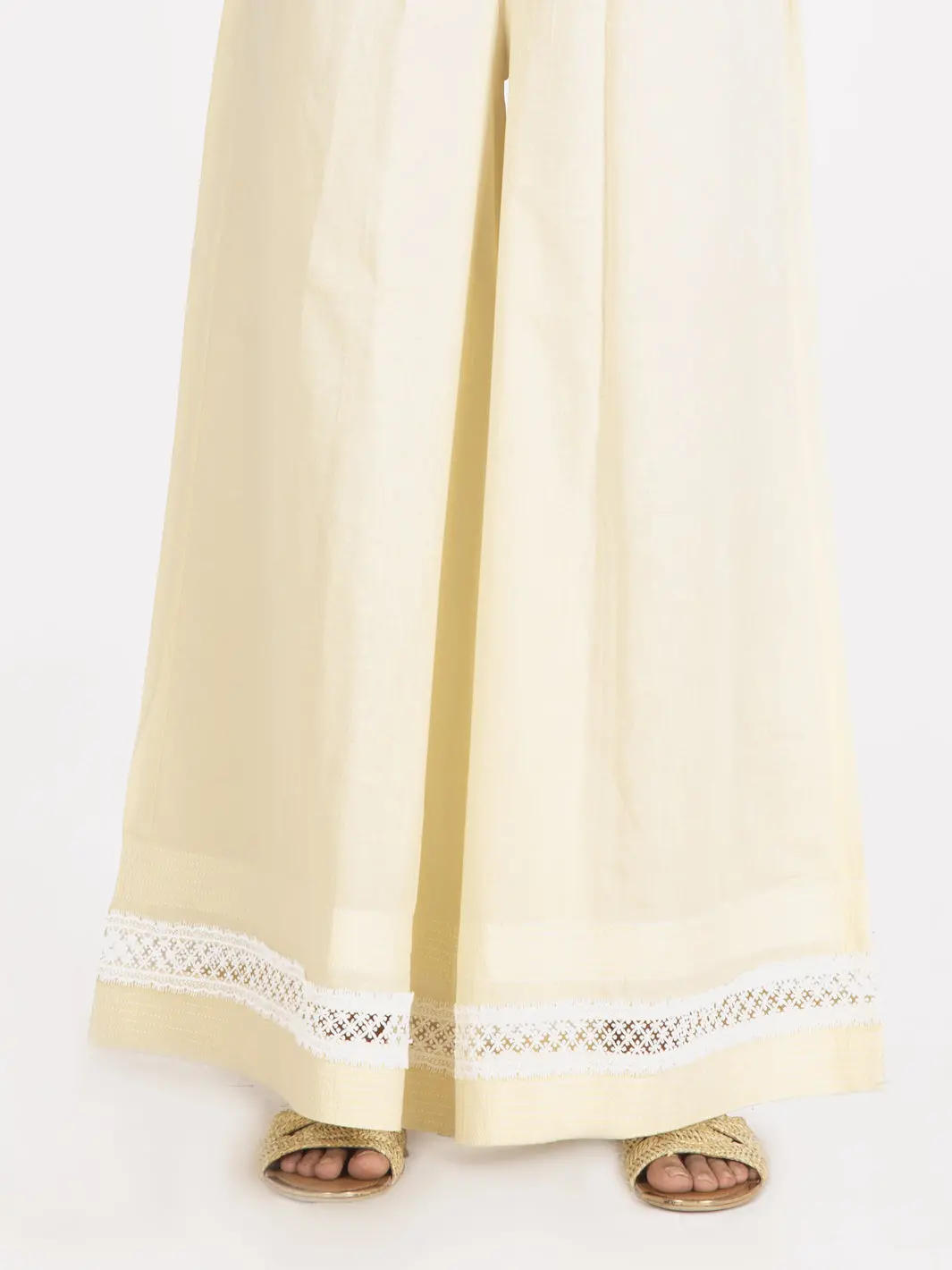 Cream Women Trouser - Al-T-282 1