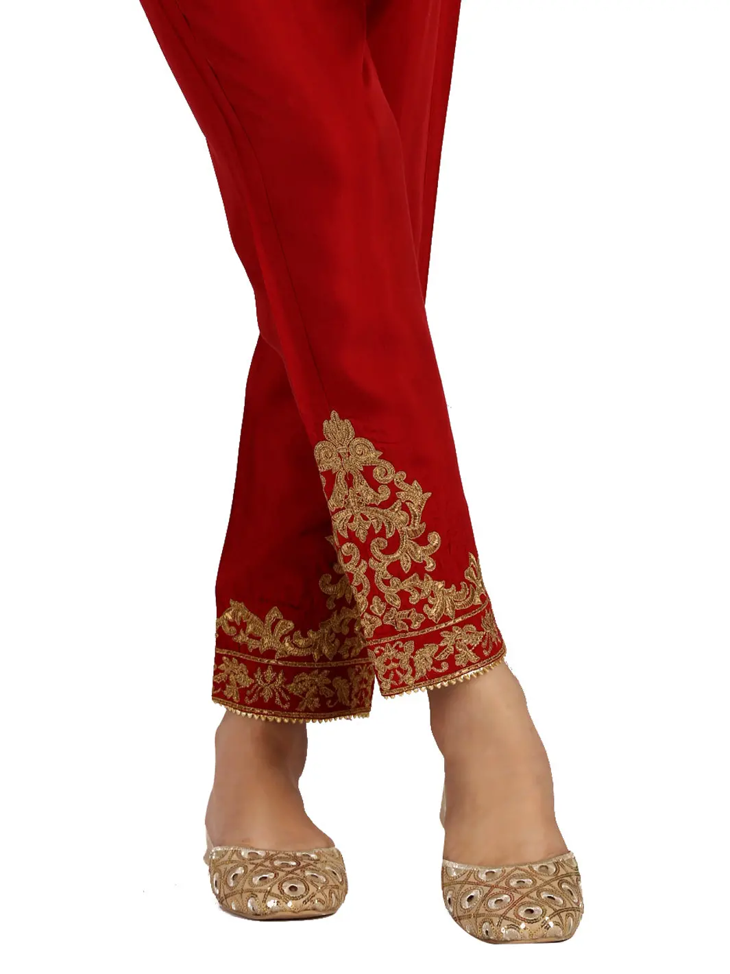 Red Viscose Trouser - Al-T-407 1