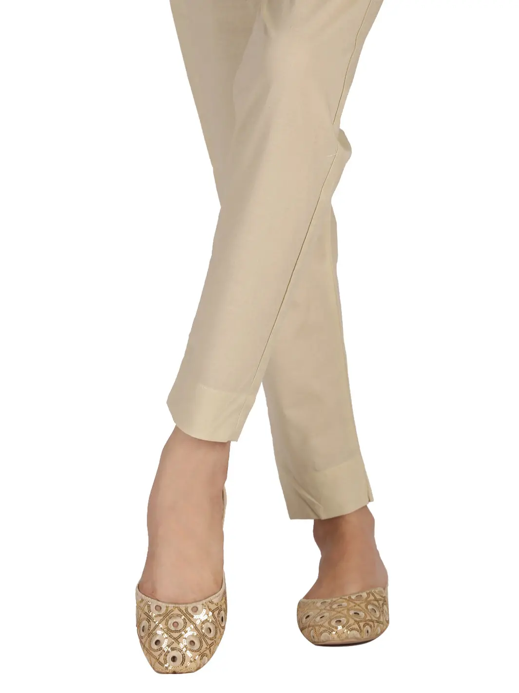 Beige Cotton Trouser - Al-T-413C 1