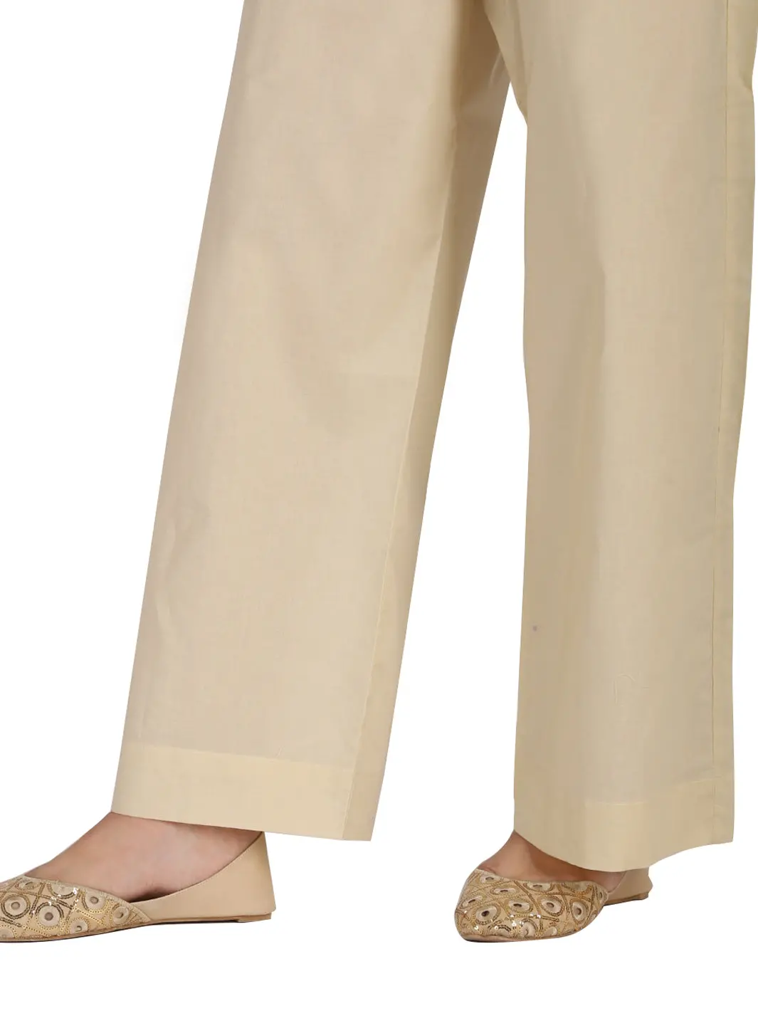 Beige Cotton Trouser - Al-T-414A 1