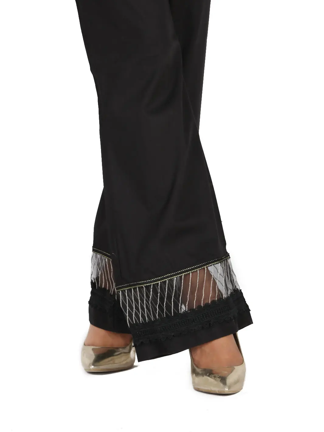 Black Lawn Trouser - Al-T-445 1
