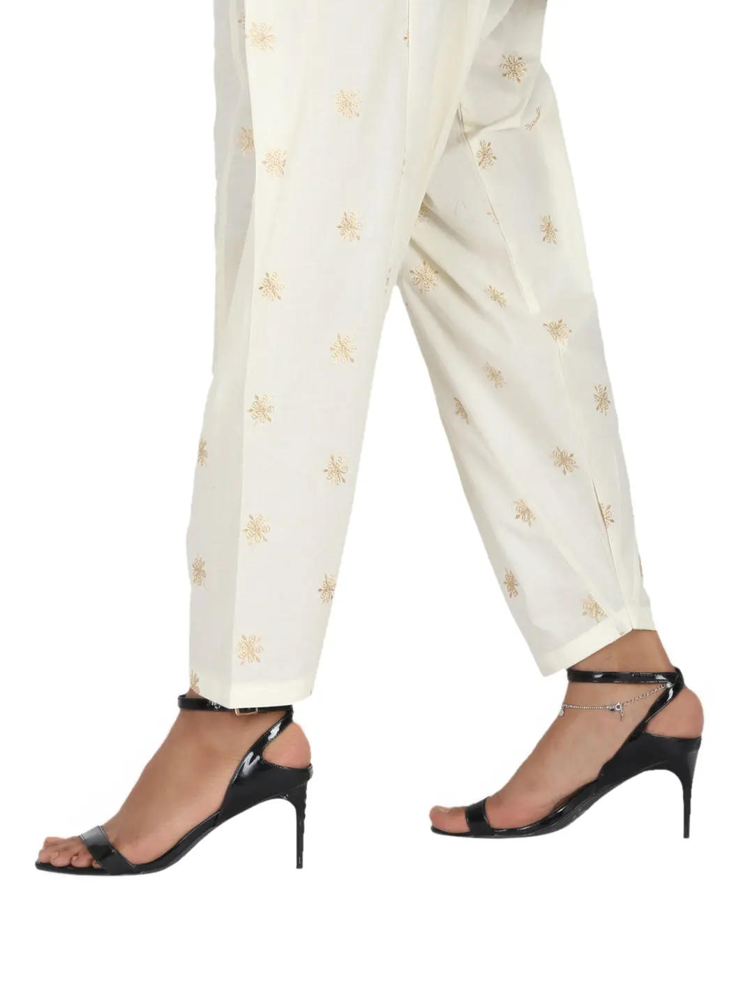 Off White Lawn Trouser - Al-T-449 1