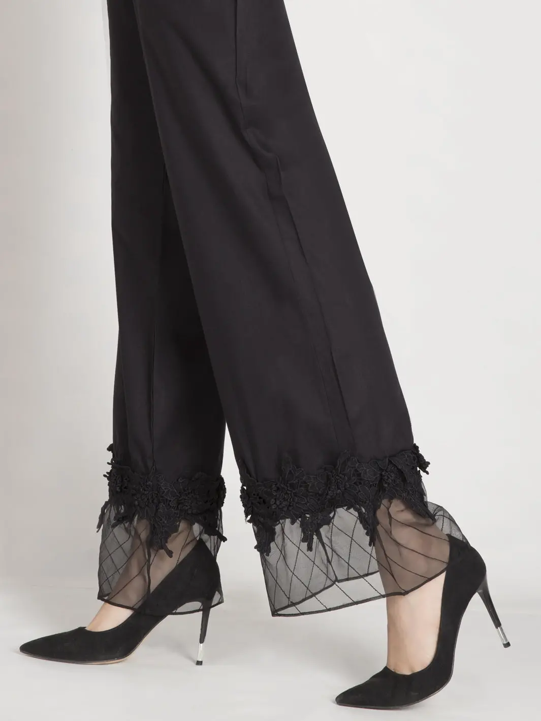 Black Semi-Basic Trouser - Al-T-459 1