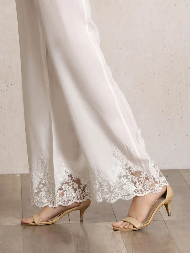 White Women Trouser - Al-T-479 1