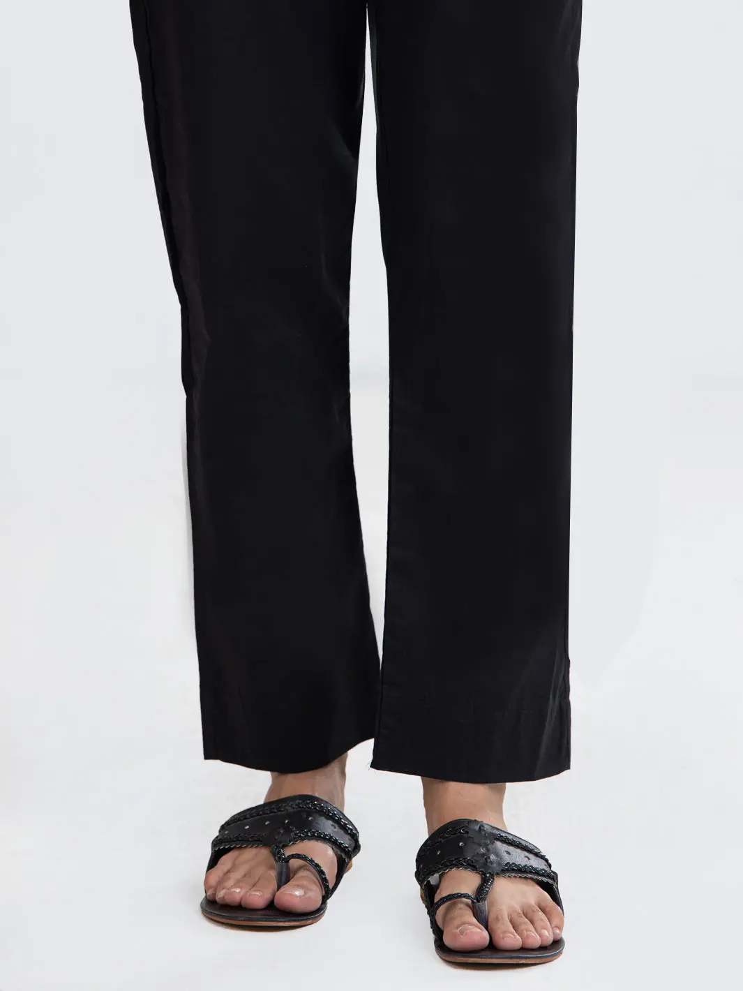 Black Cambric Trousers - Al-T-645 1
