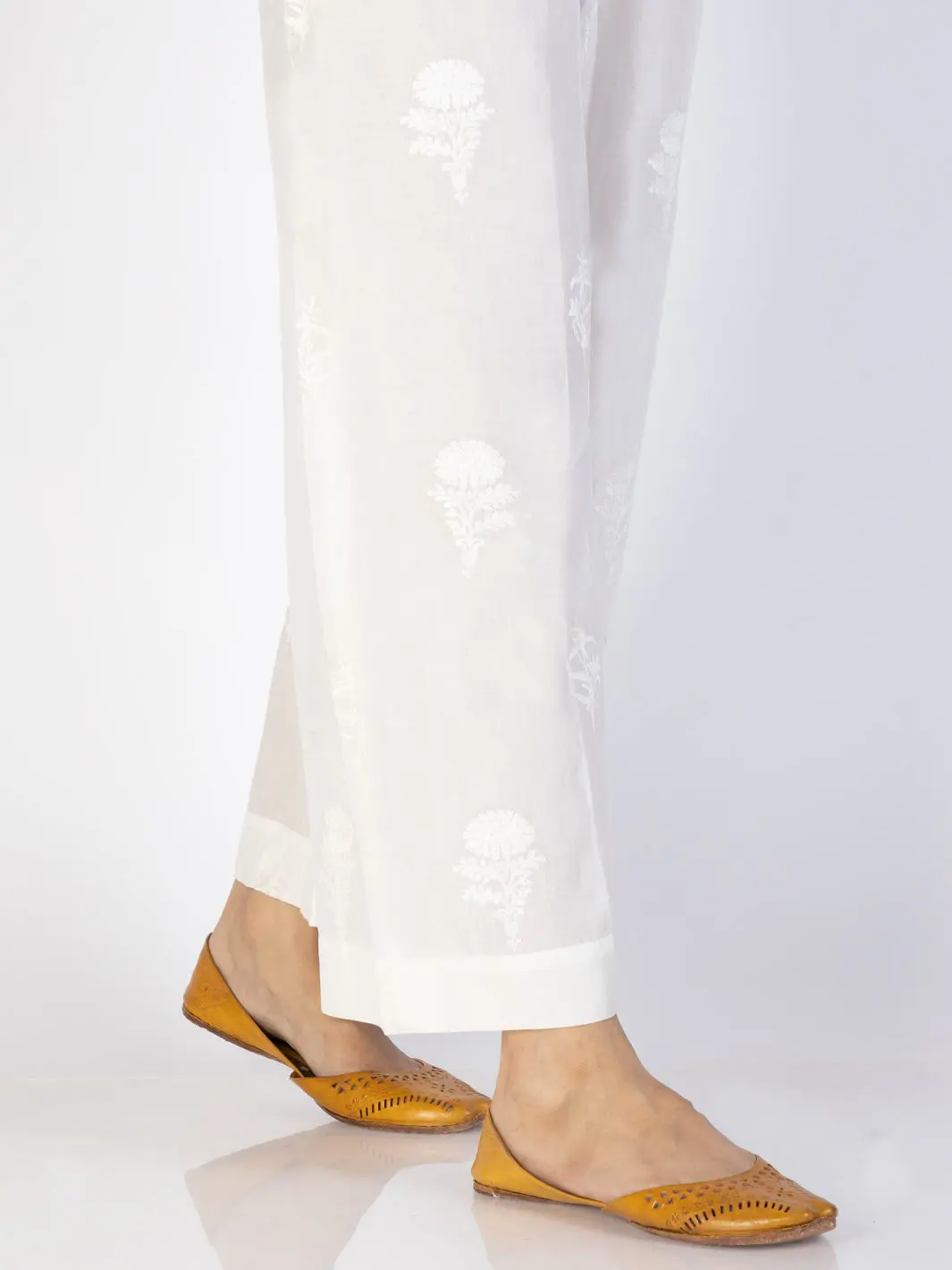 White Cambric Trousers - Al-T-699 1