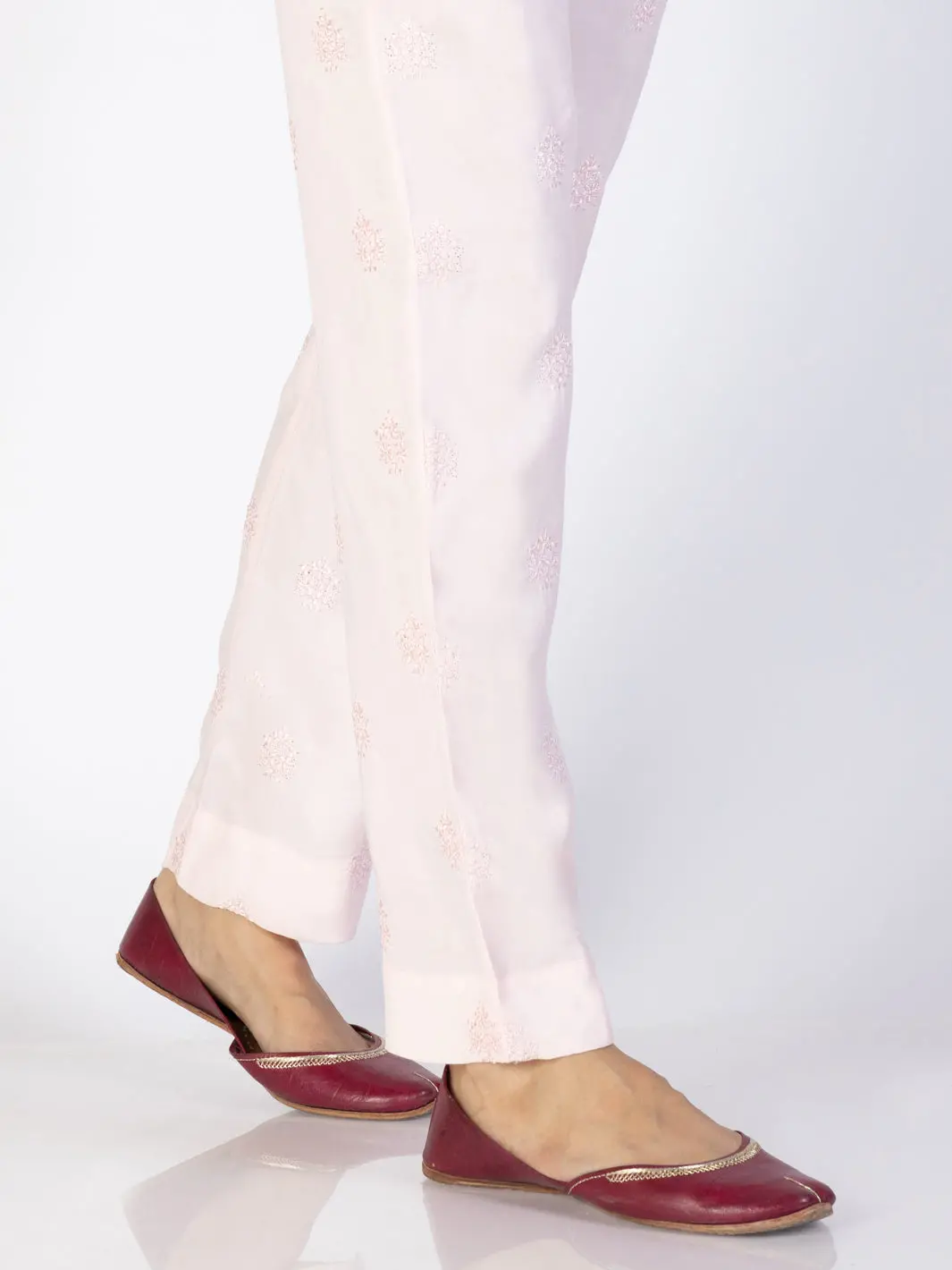 Light Pink Viscose Trousers - Al-T-701 1