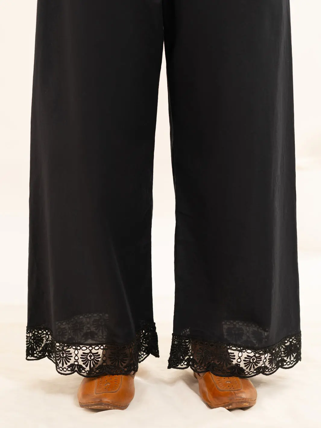 Black Lawn Trousers - Al-T-803 1