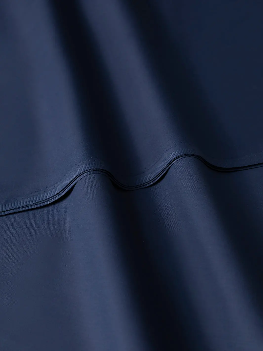 Navy Blue Blended Unstitched Fabric - Al-Un-Jhr-15143 1