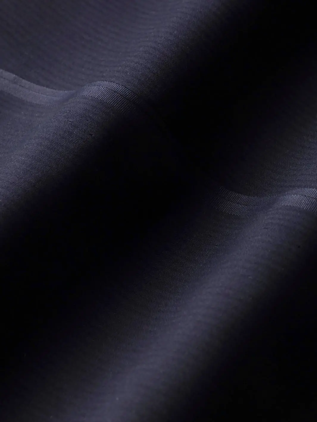 Navy Blue Blended Unstitched Fabric - Al-Un-Jhr-6195 1