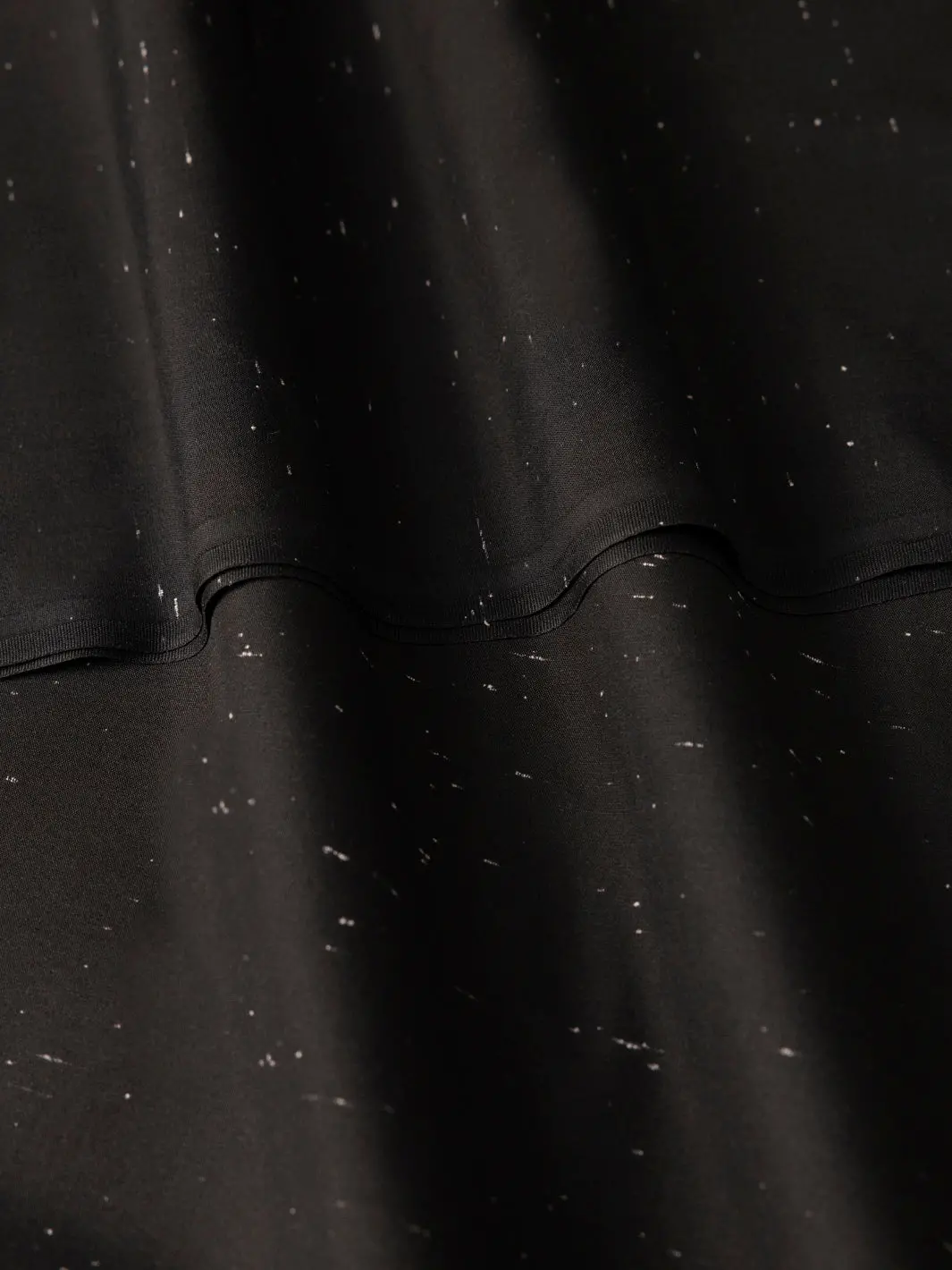 Black Blended Unstitched Fabric - Al-Un-Nzm-15116 1