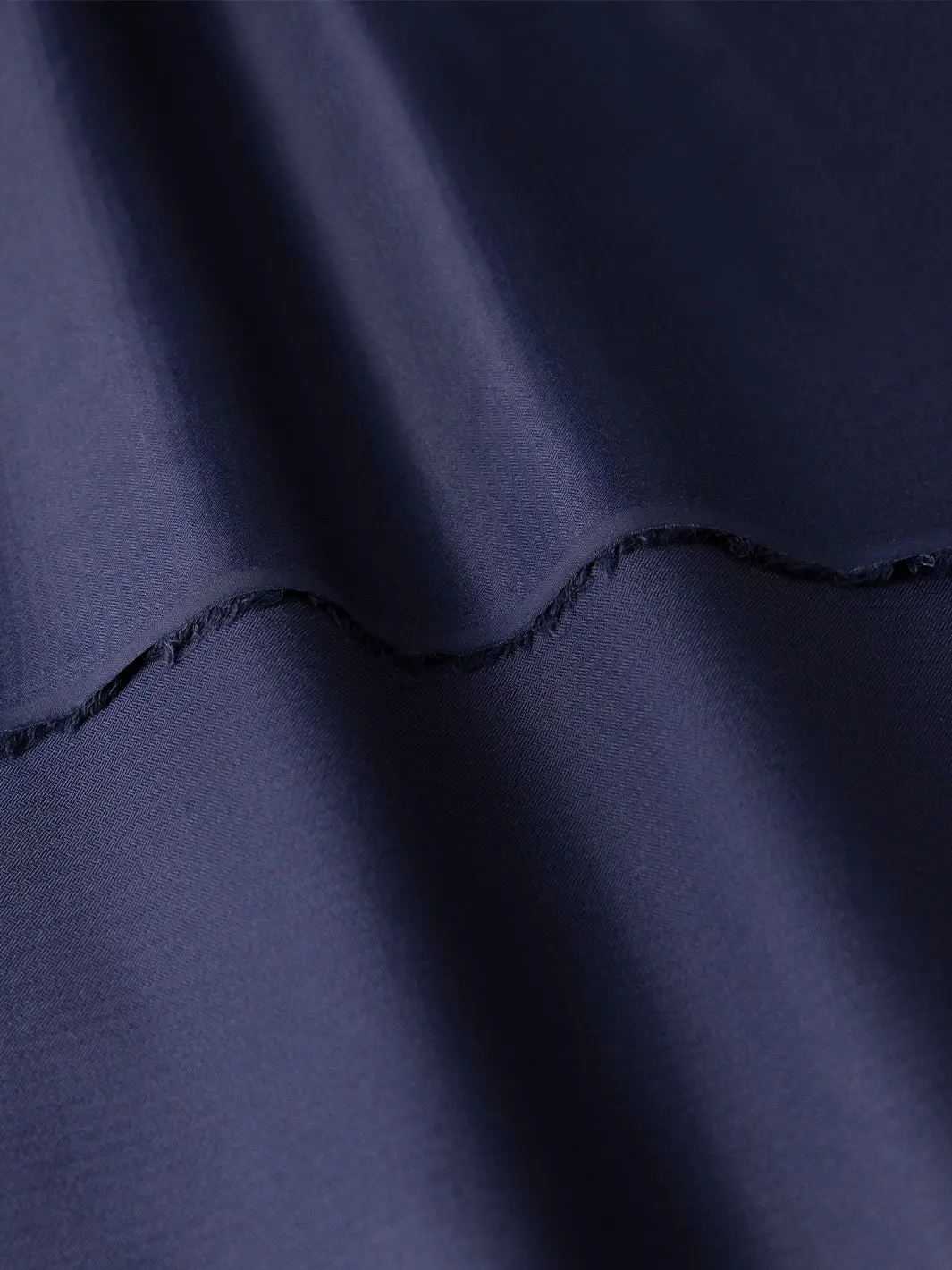Navy Blue Blended Unstitched Fabric - Al-Un-Stn-15127 1