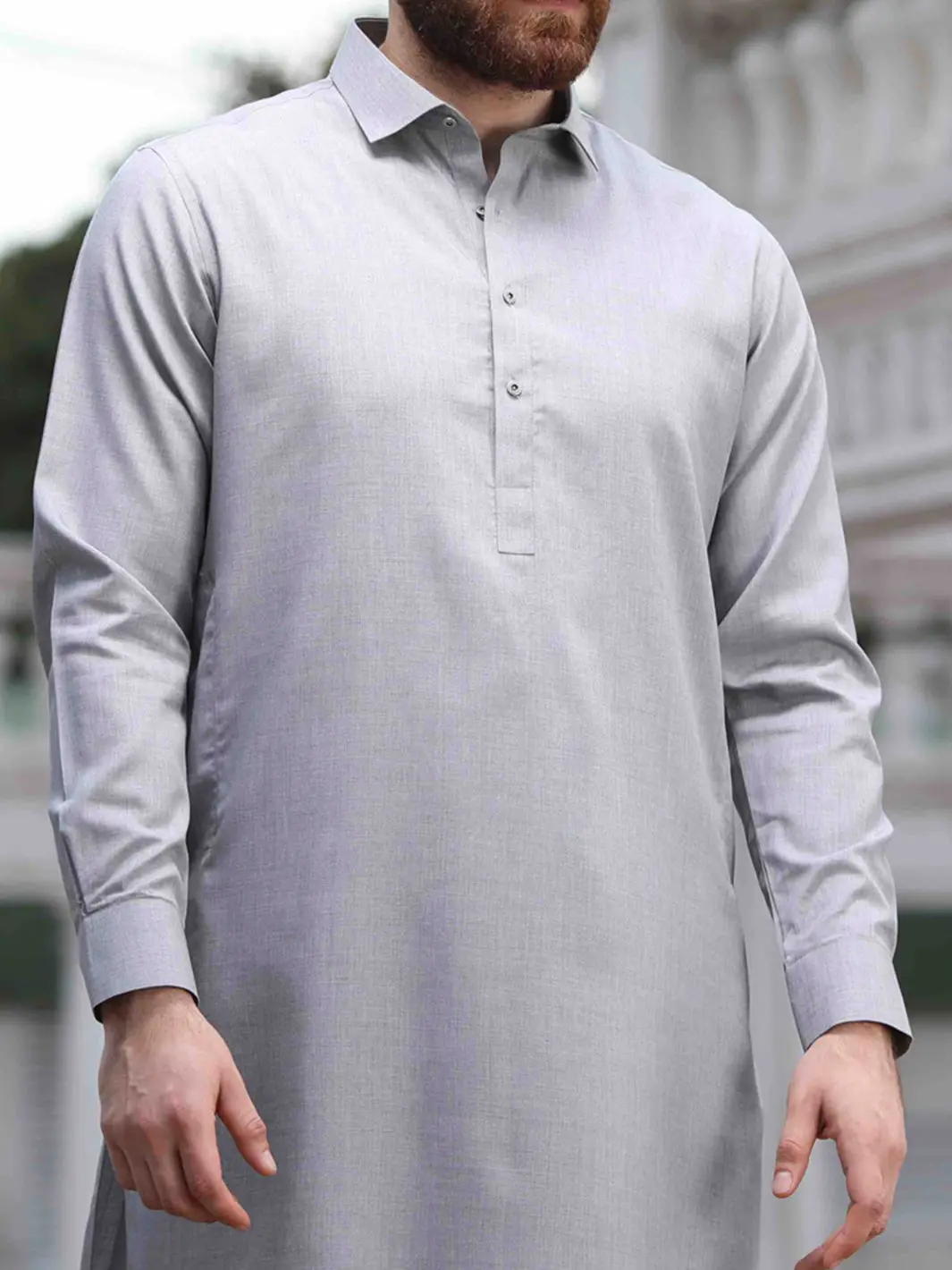 Blue Cotton Kameez Shalwar - Alwa-Ks-139 1