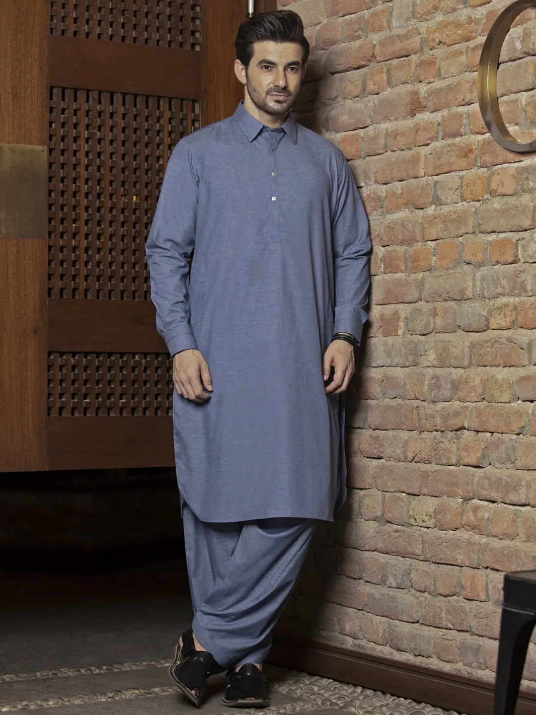 Blue Kameez Shalwar - Alwa-Ks-264 1