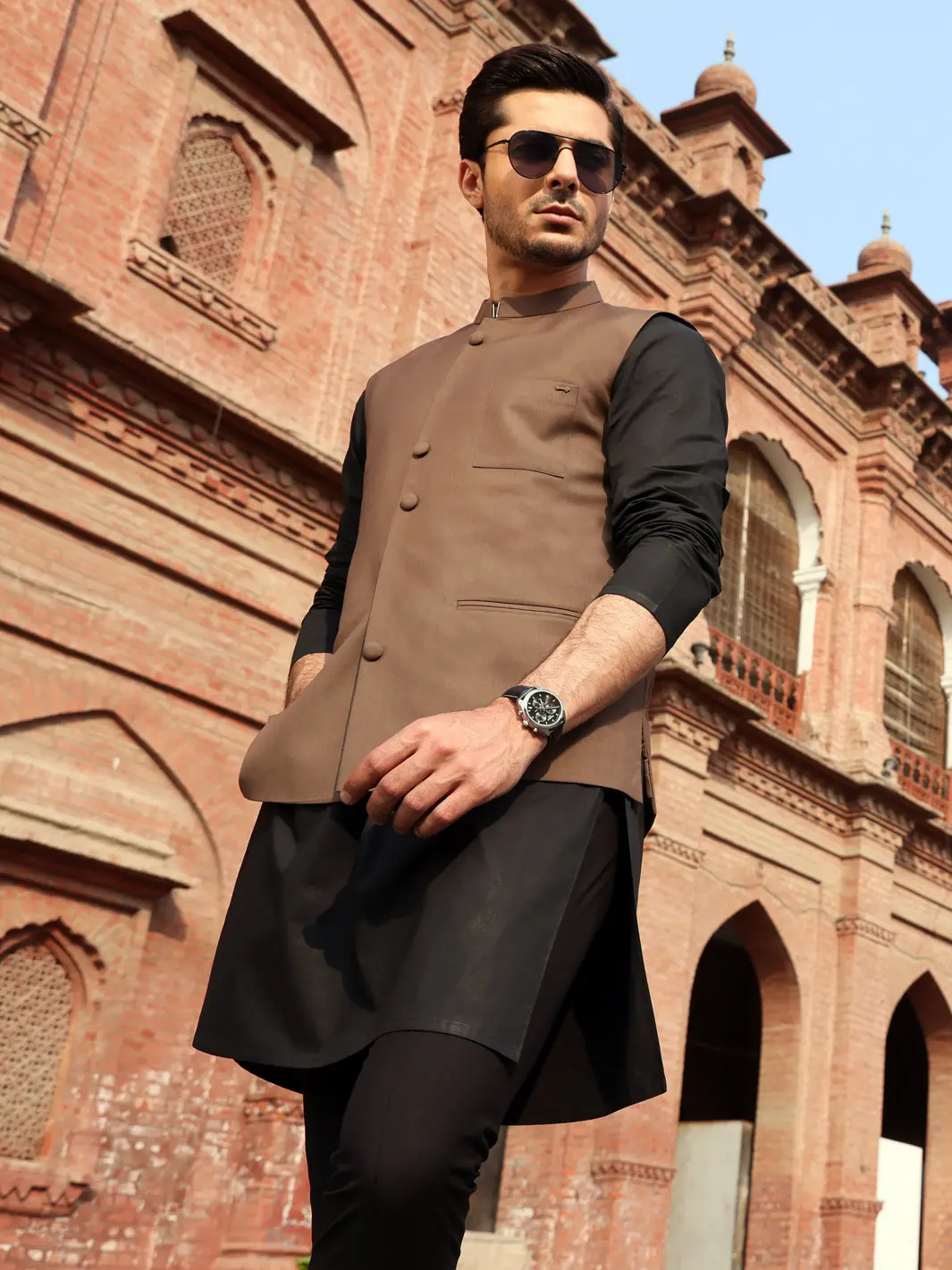 Brown Suiting Waistcoat - Al-Wc-359 1