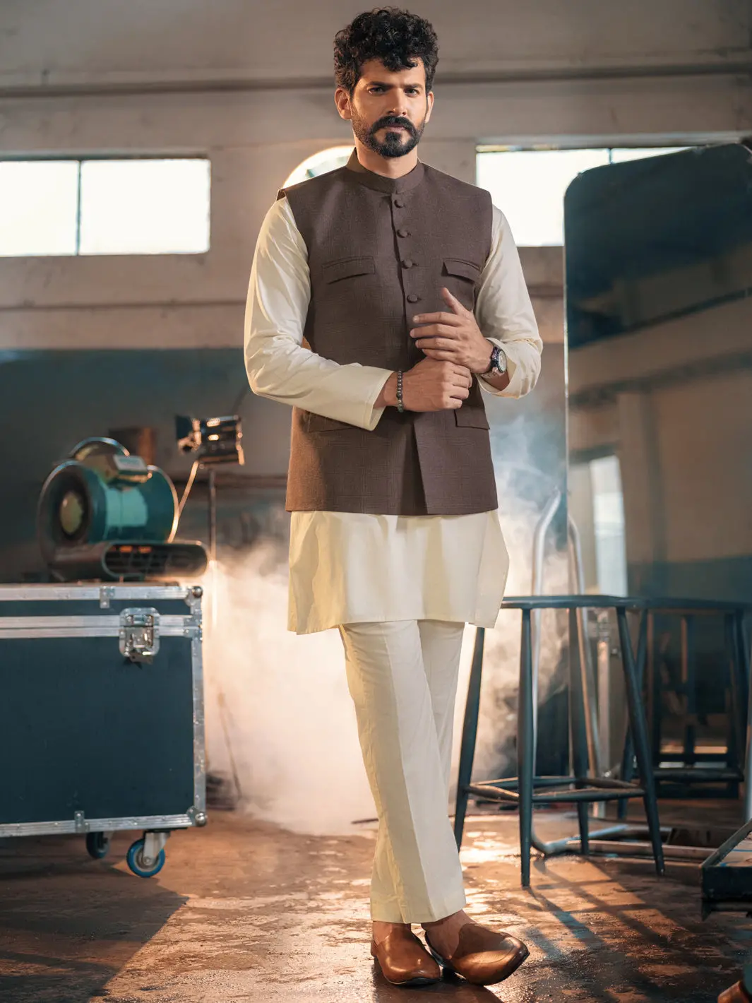 Brown Suiting Waistcoat - Al-Wc-392 1