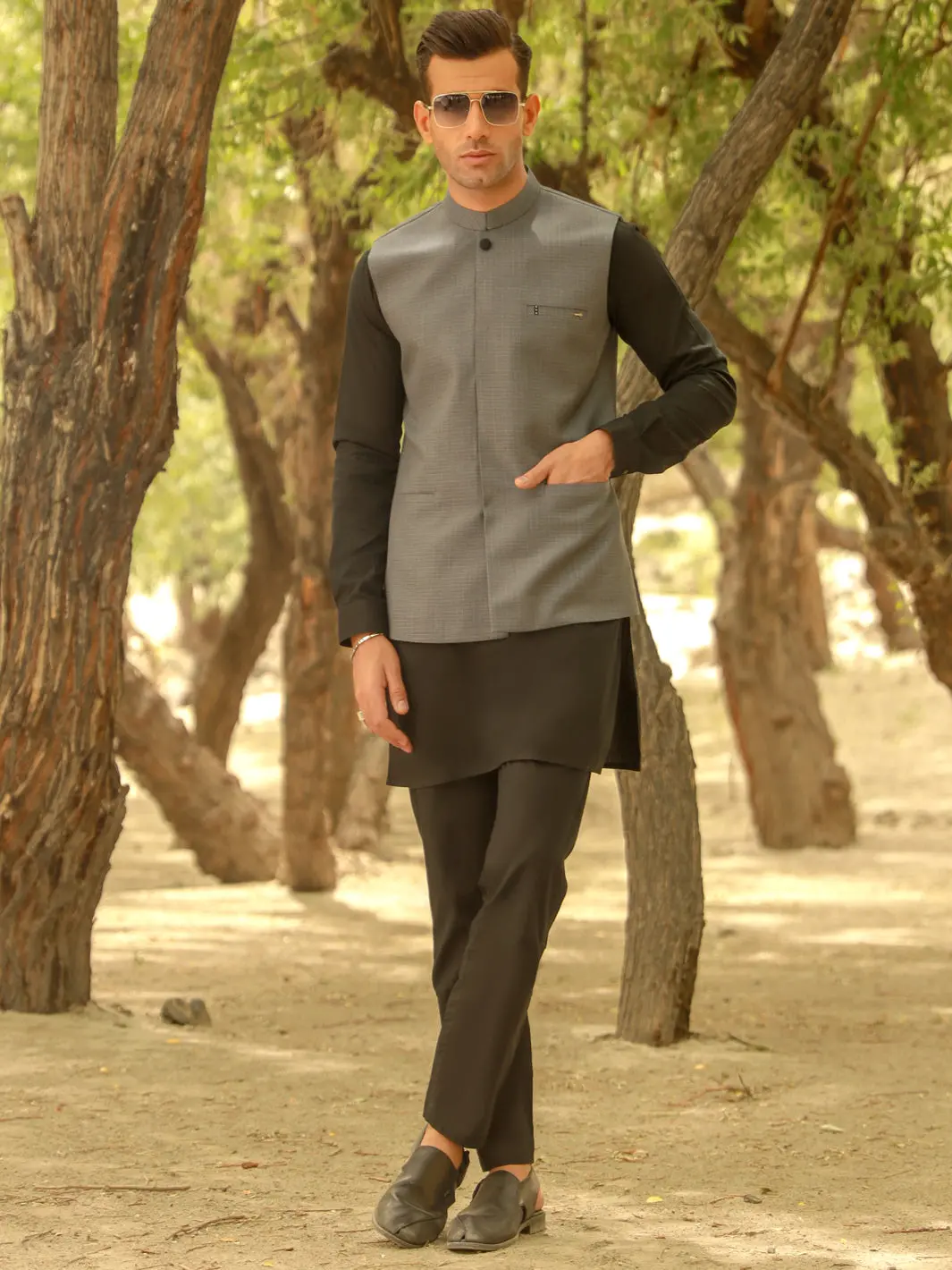 Grey Waistcoat - Al-Wc-431 1