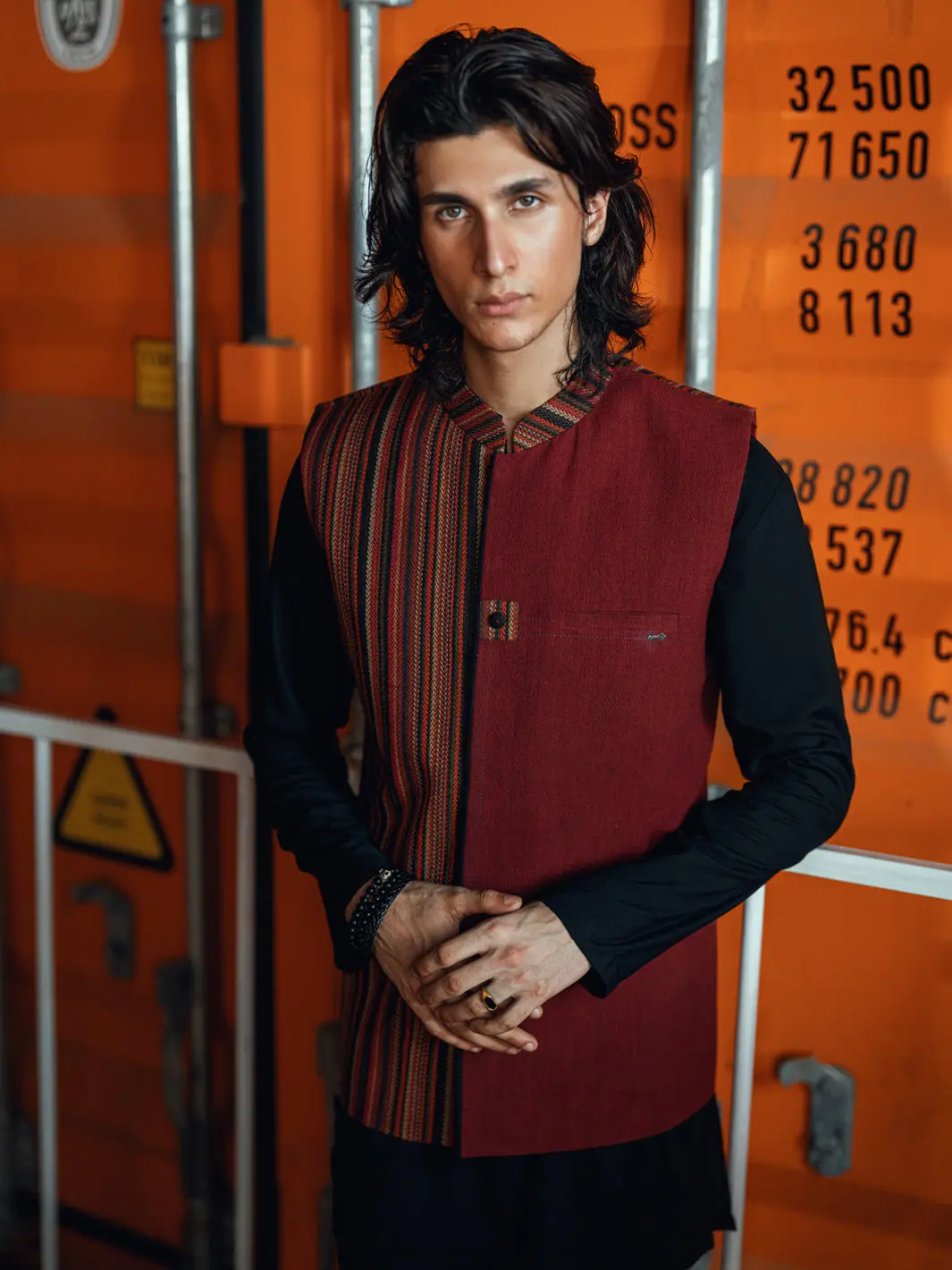 Maroon Formal Waistcoat - Al-Wc-495 1